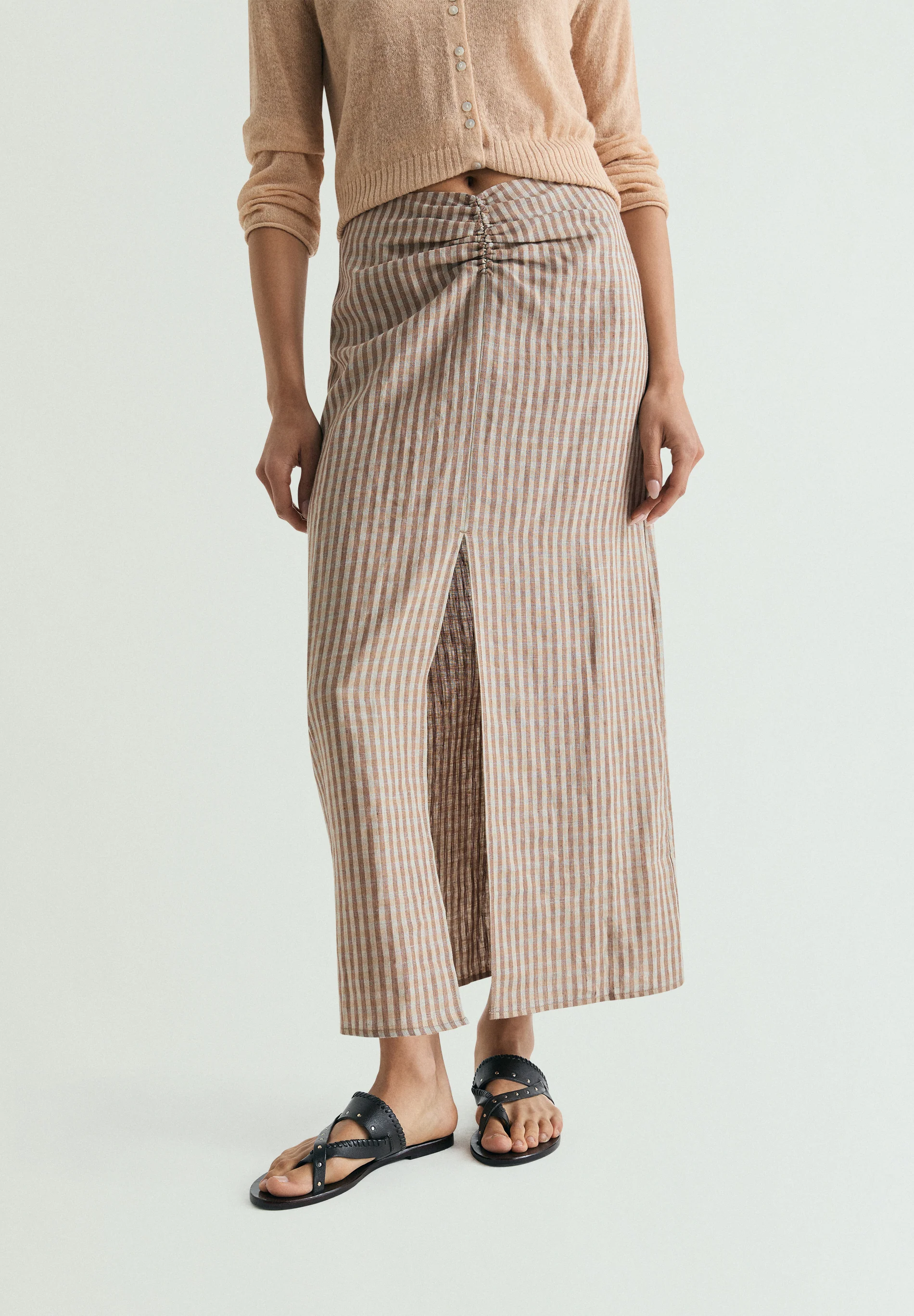 FALDA VICHY FRUNCIDA - Image 2