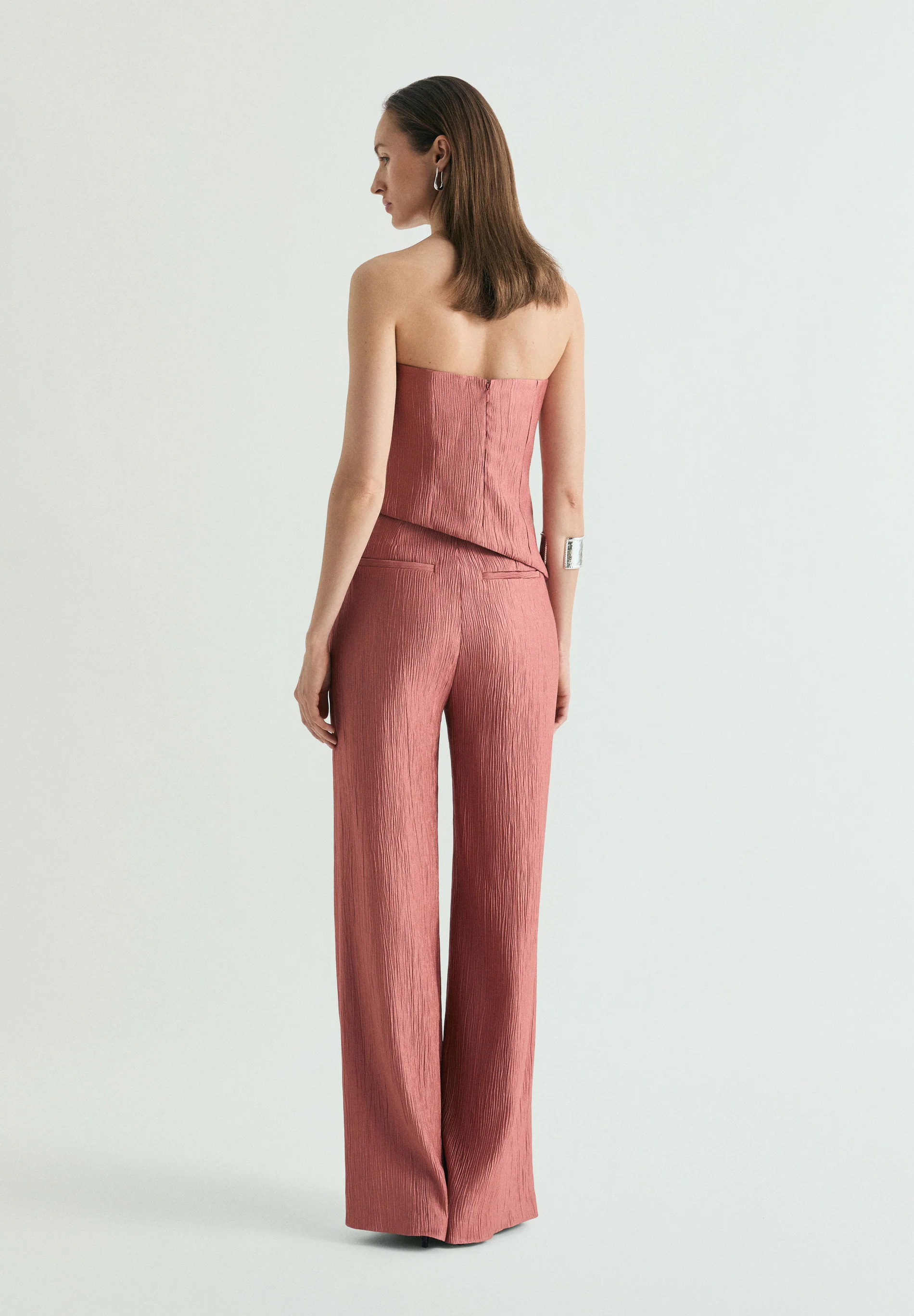 PANTALÓN DRAPEADO TEXTURA - Image 3