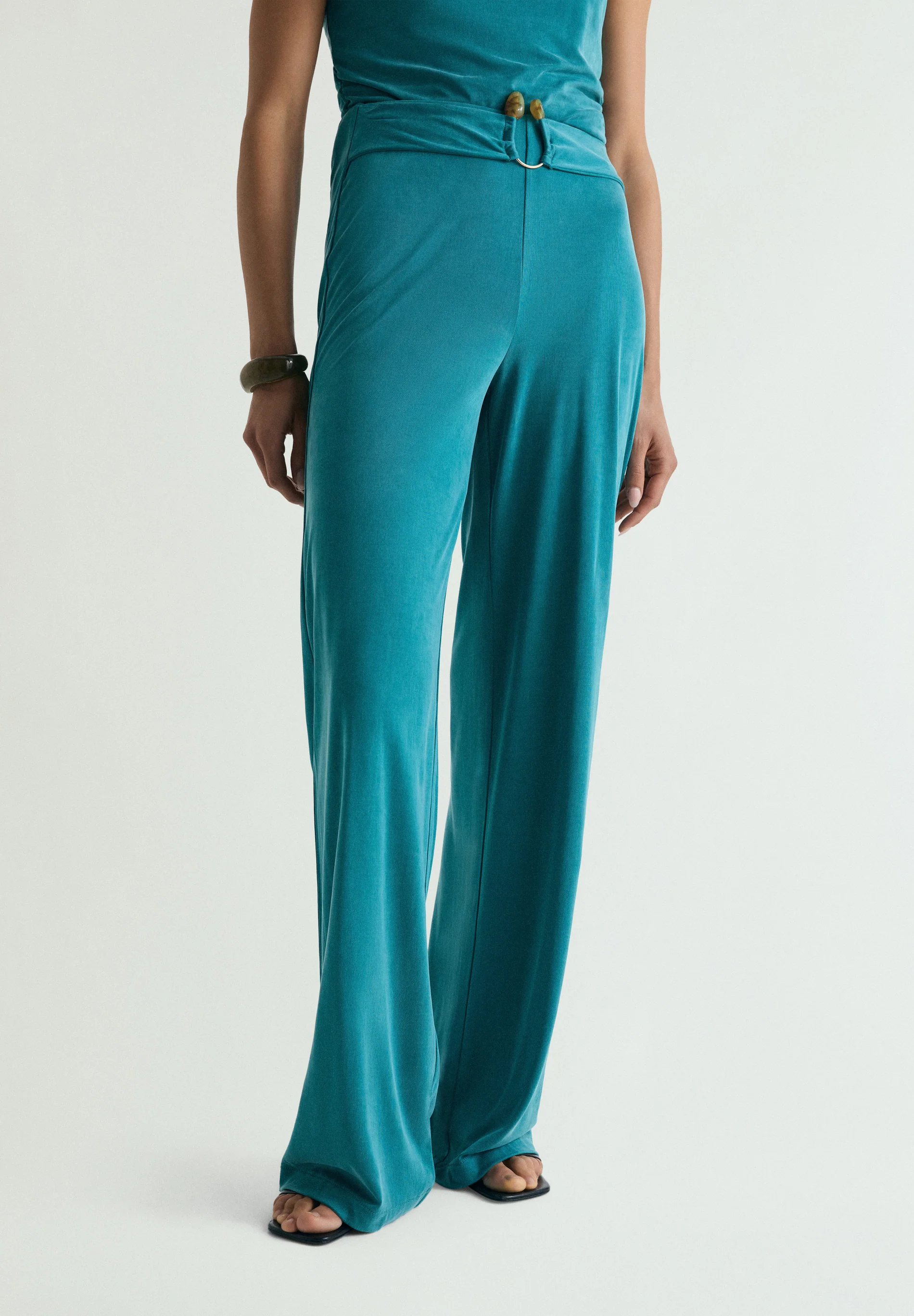 PANTALÓN FLUIDO CINTURÓN - Image 2