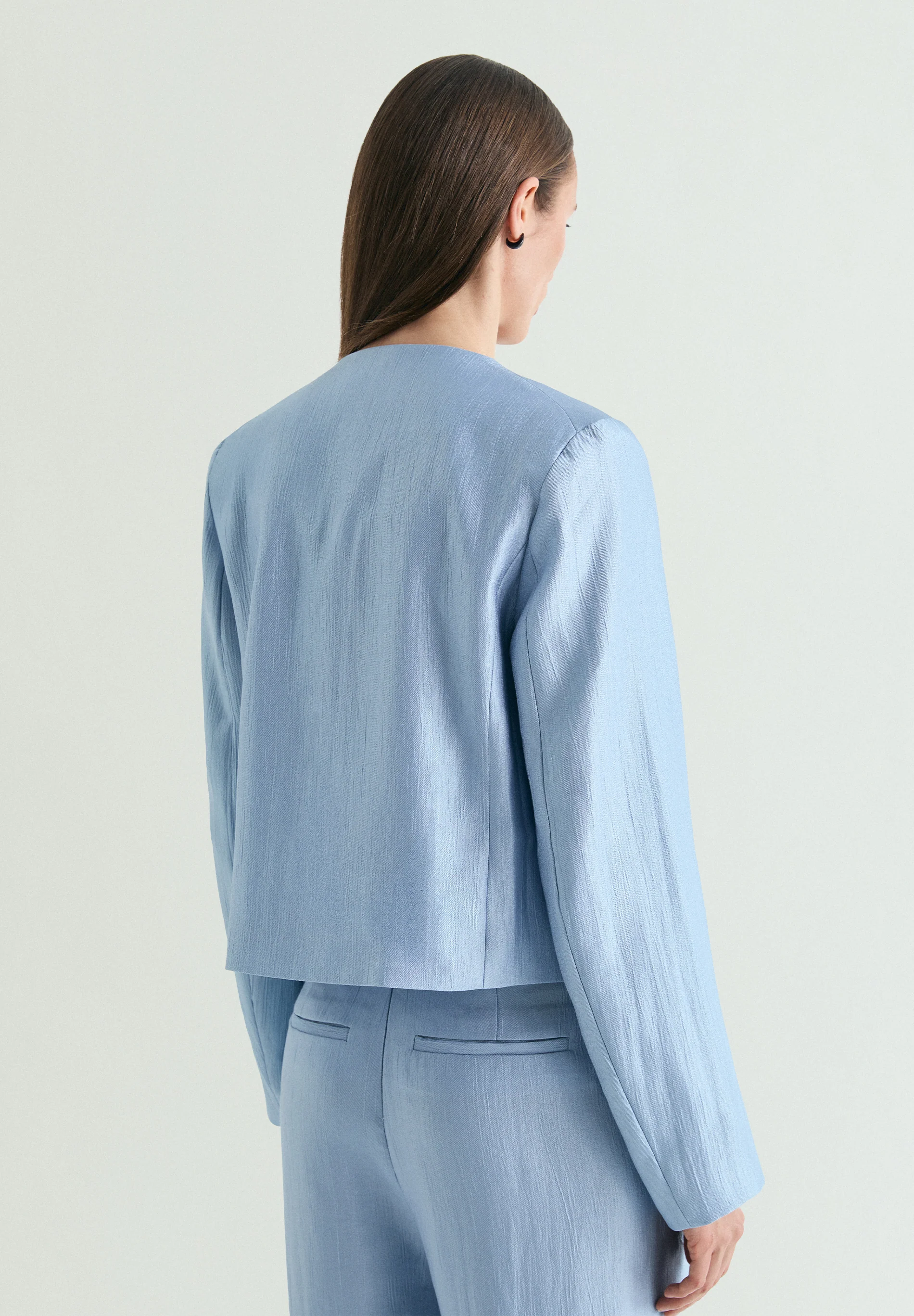 BLAZER CROP JACQUARD - Image 3