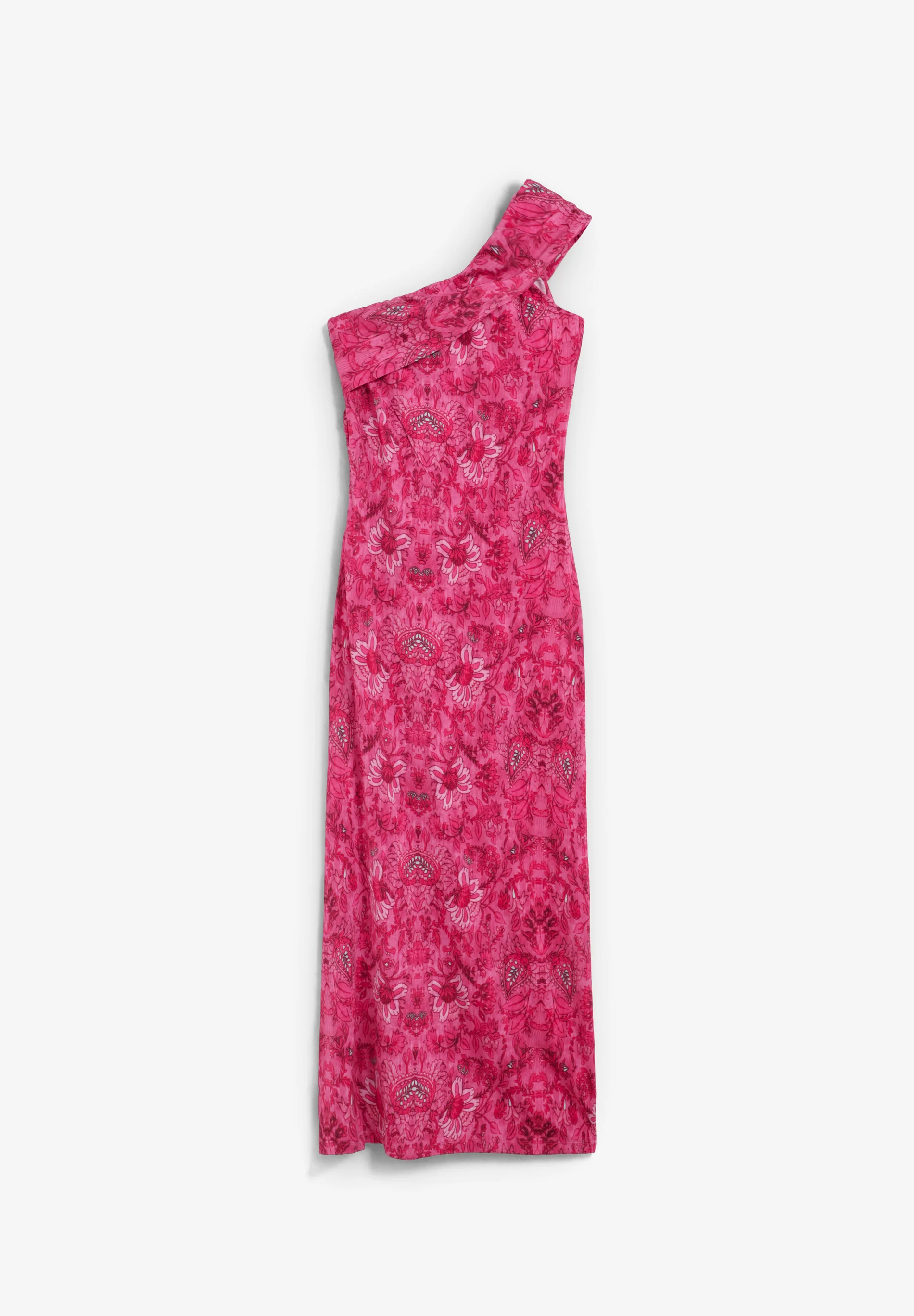 VESTIDO MIDI ASIMÉTRICO ESTAMPADO - Image 2
