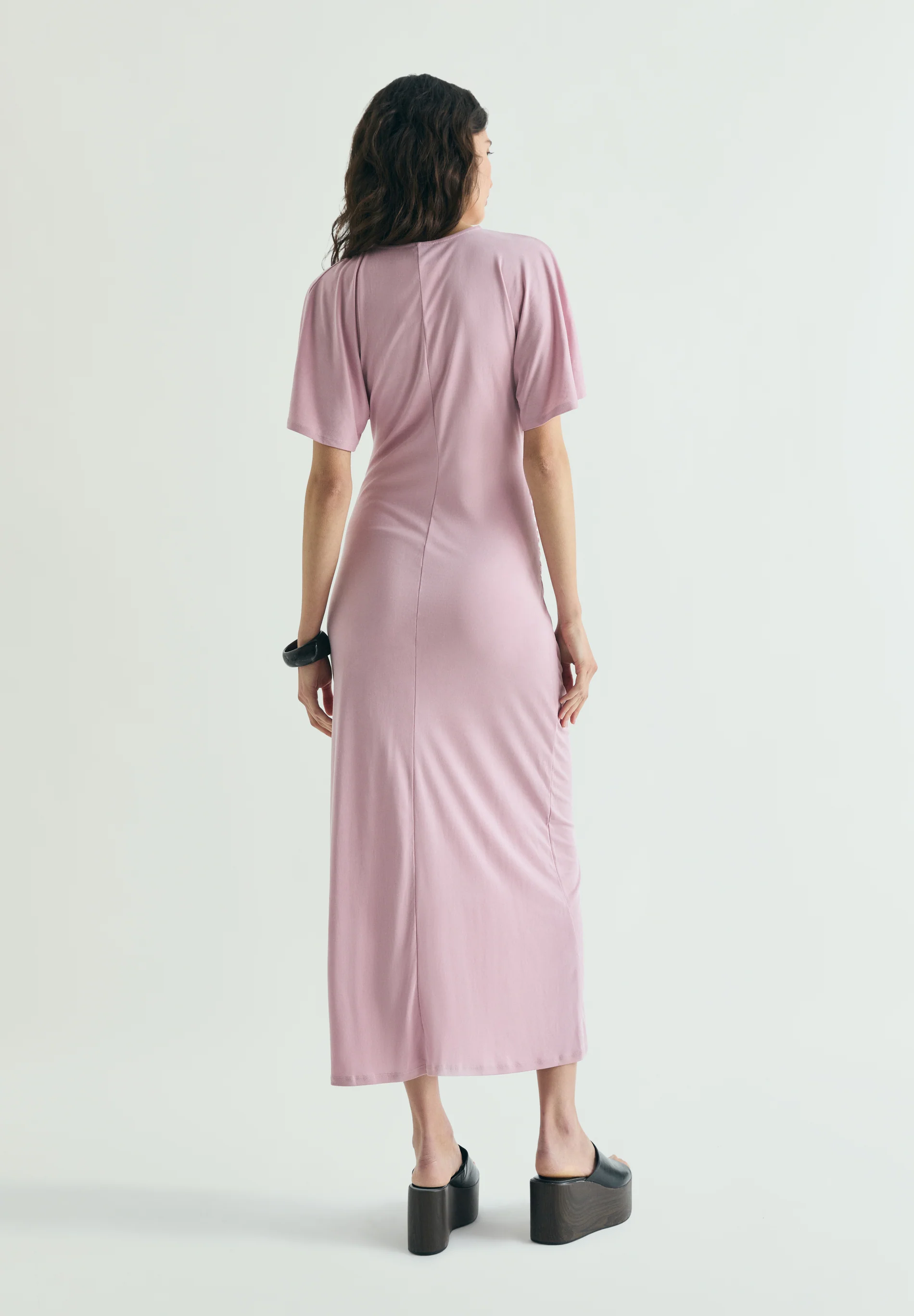 VESTIDO CUPRO FRUNCES - Image 5