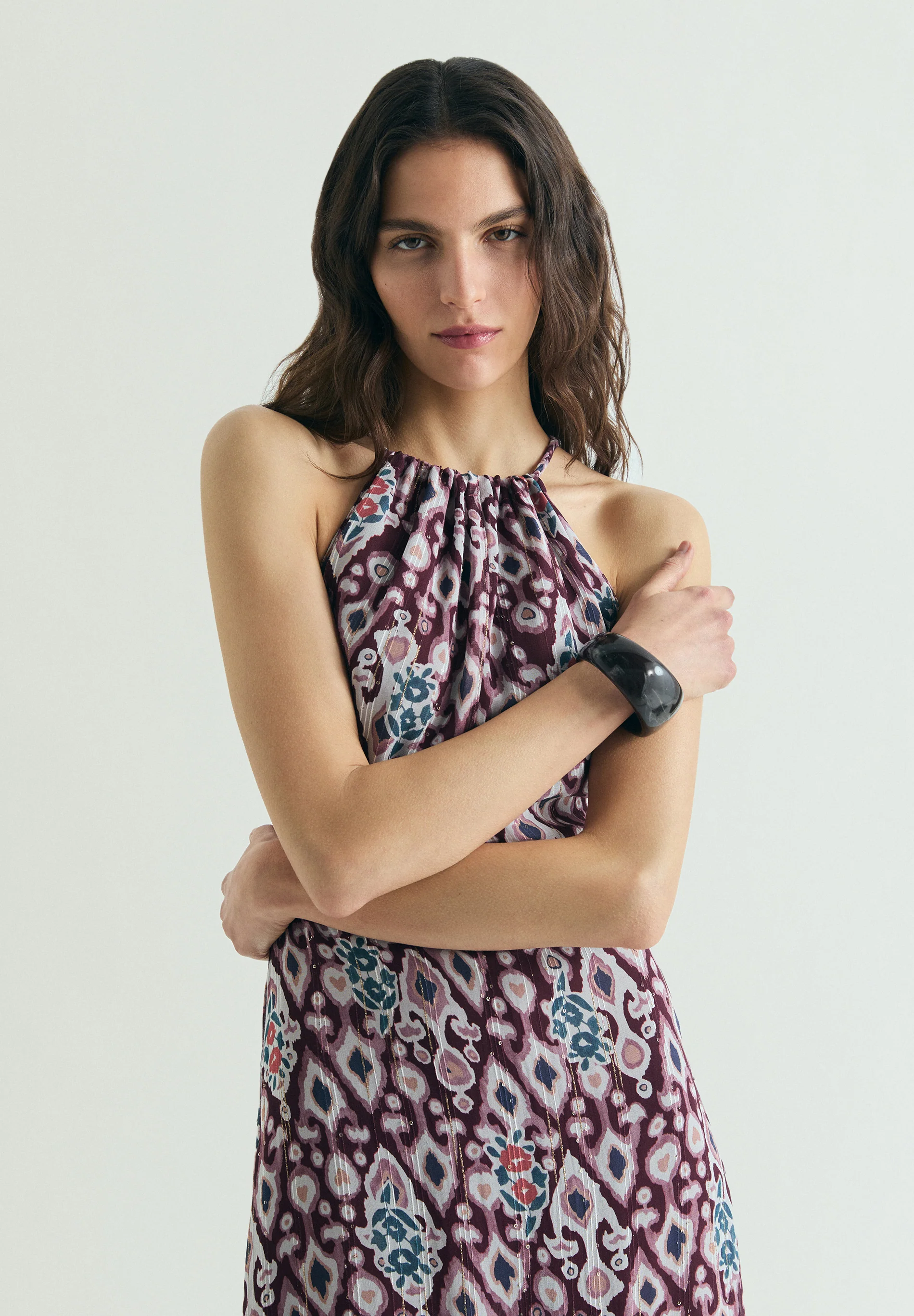 VESTIDO MIDI ESTAMPADO - Image 2