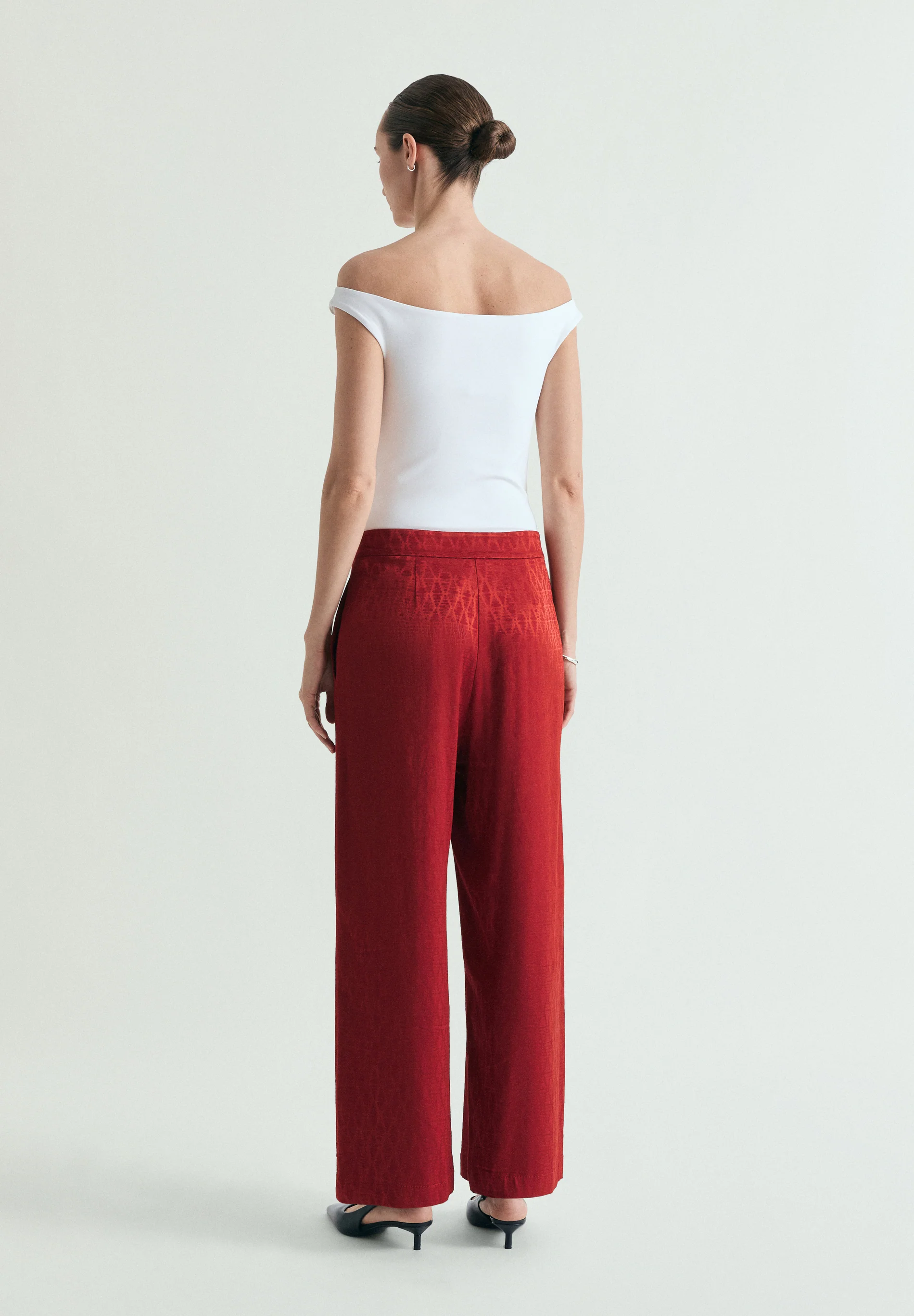 PANTALÓN FLARE JACQUARD - Image 3