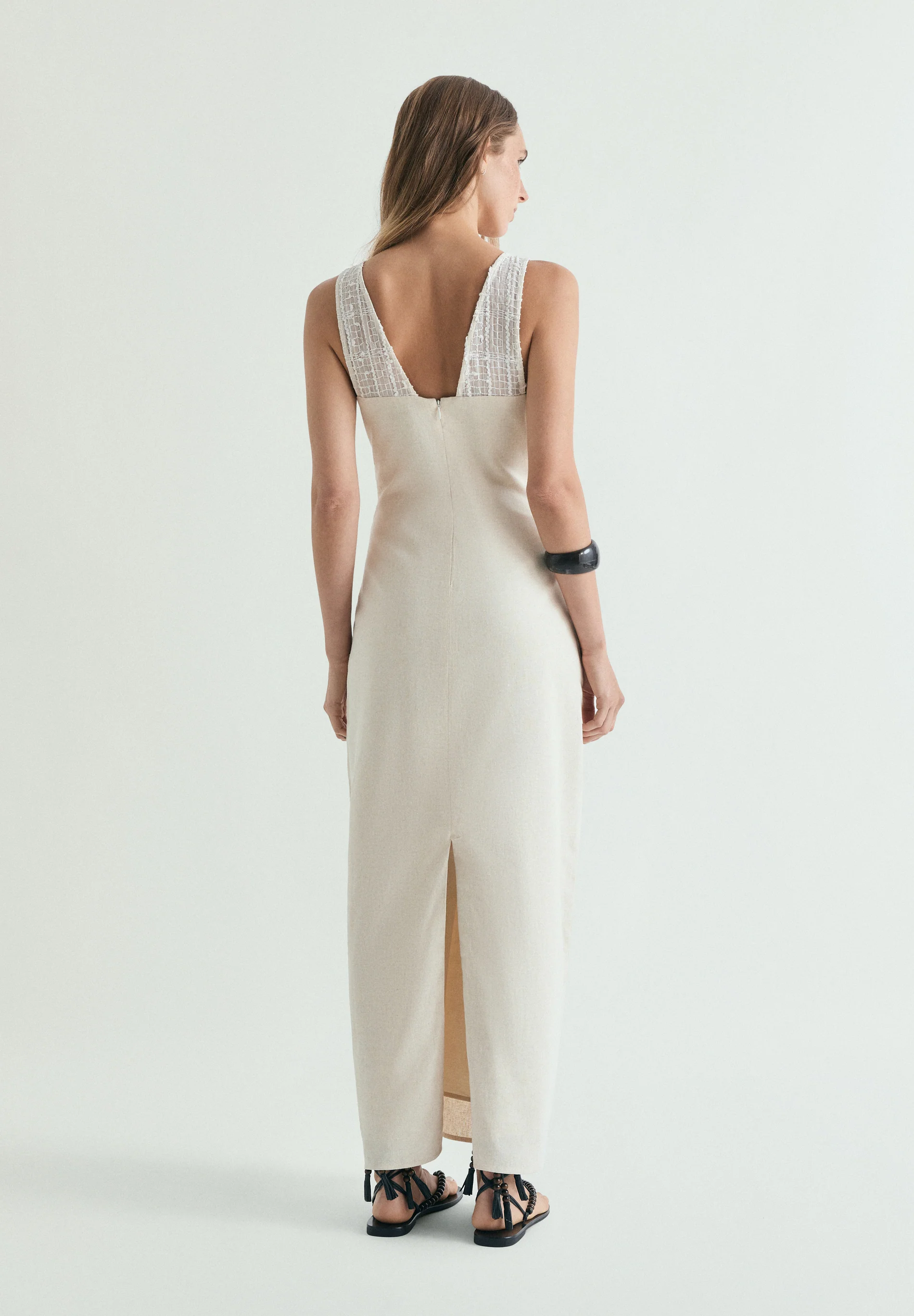 VESTIDO MIDI LINO - Image 3