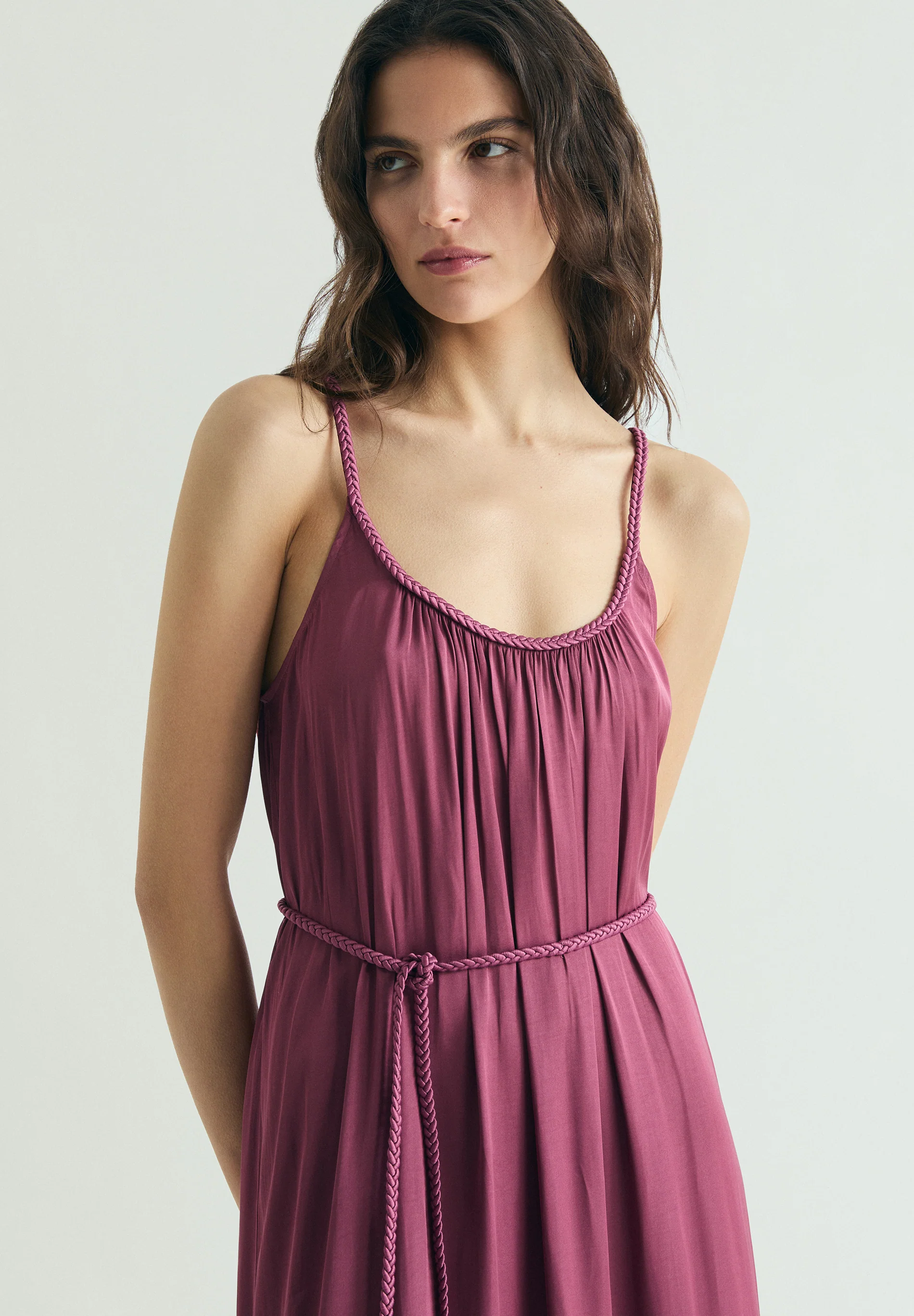 VESTIDO CINTURILLA TRENZADA - Image 3