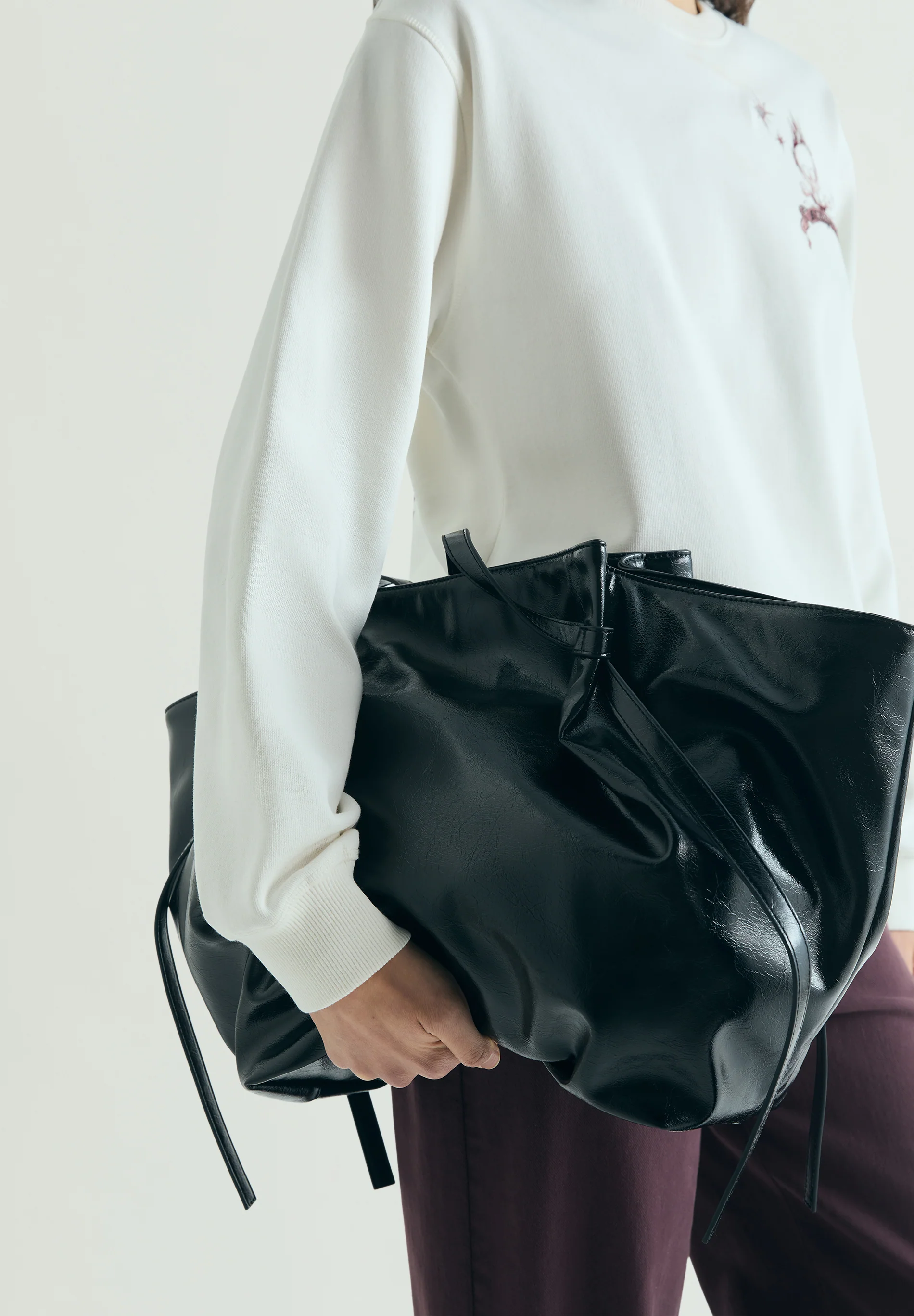 BOLSO SHOPPER TIRAS