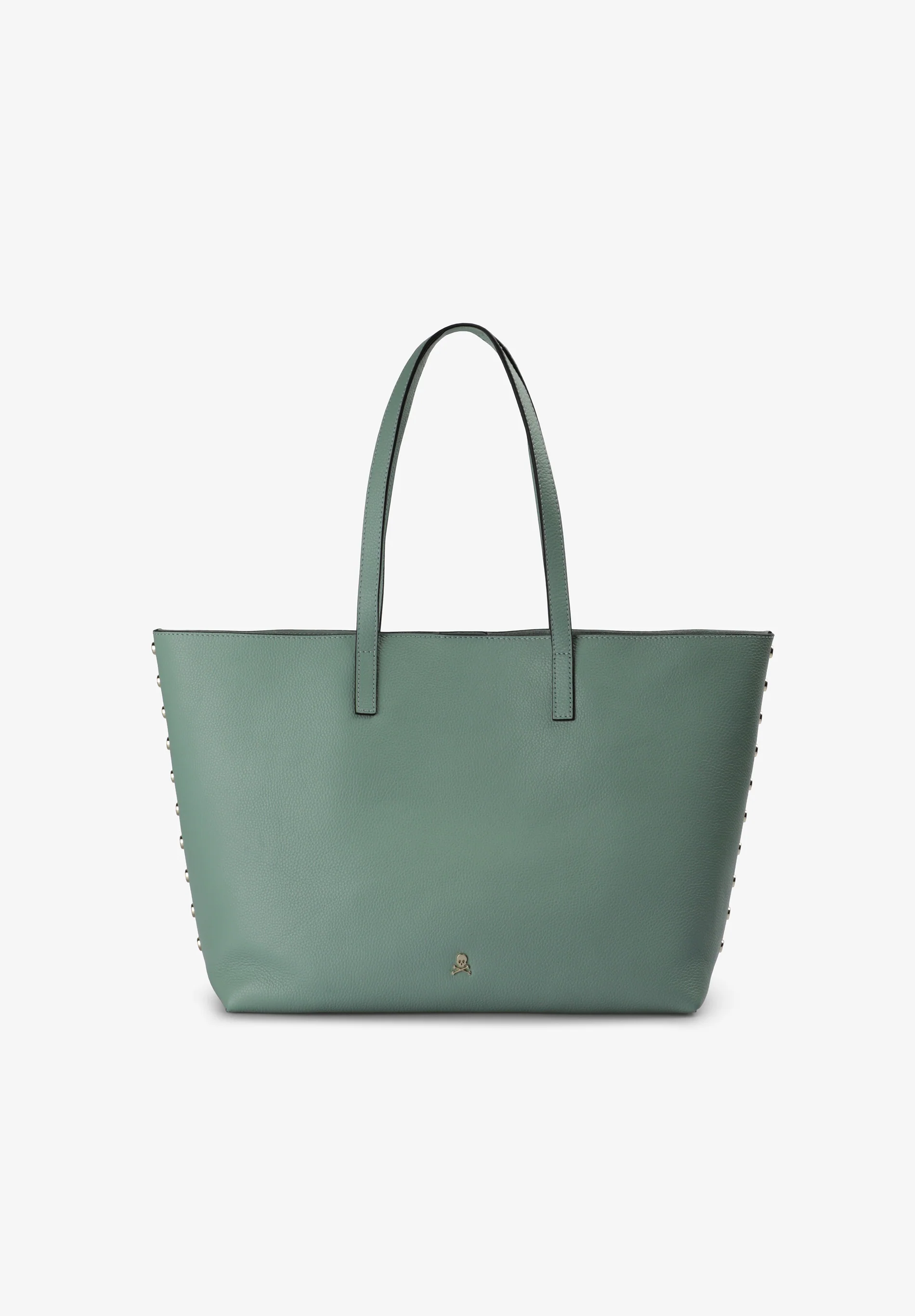 BOLSO PIEL SHOPPER APLIQUES