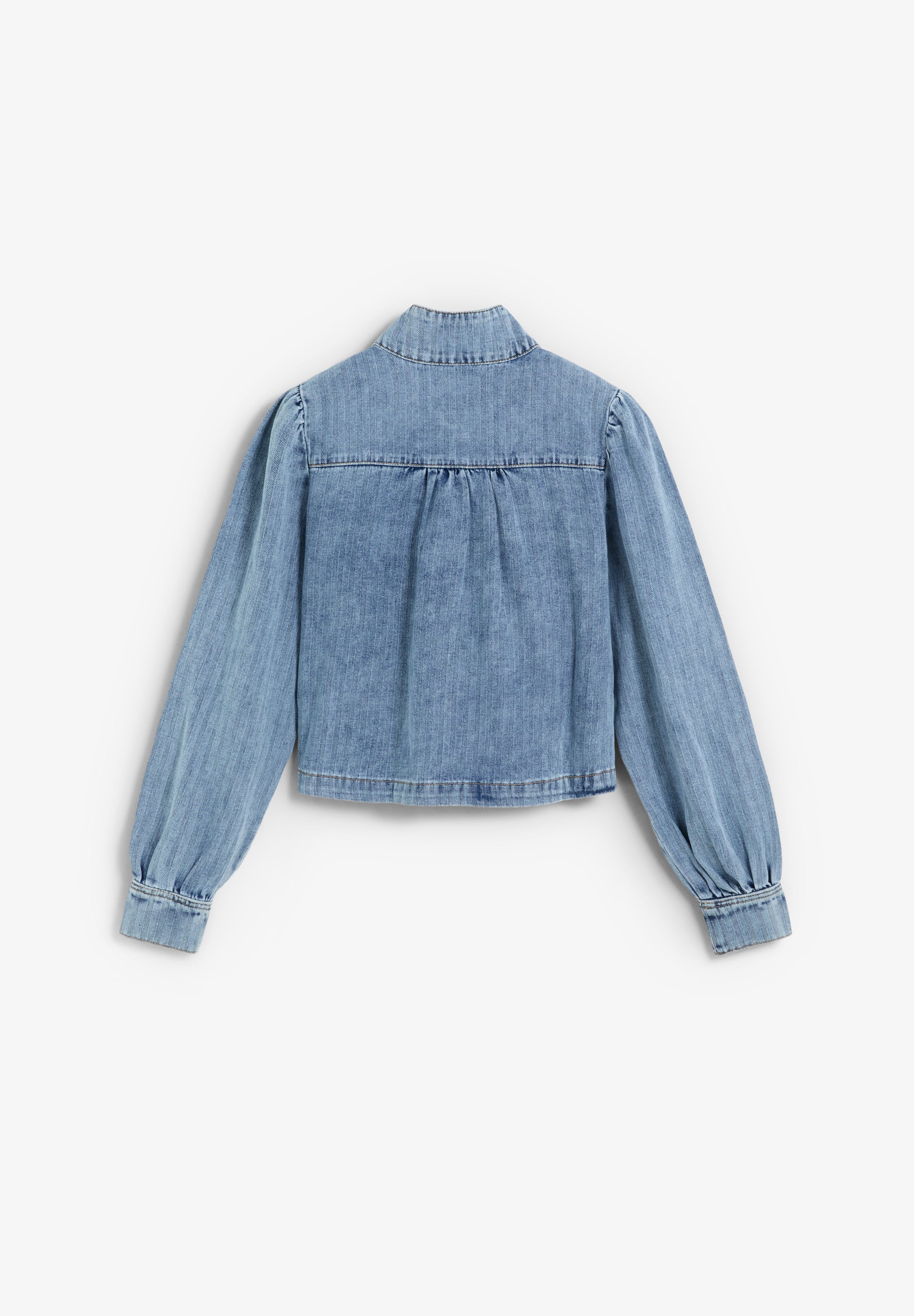 CHAQUETA DENIM MANGAS ABULLONADAS - Image 5