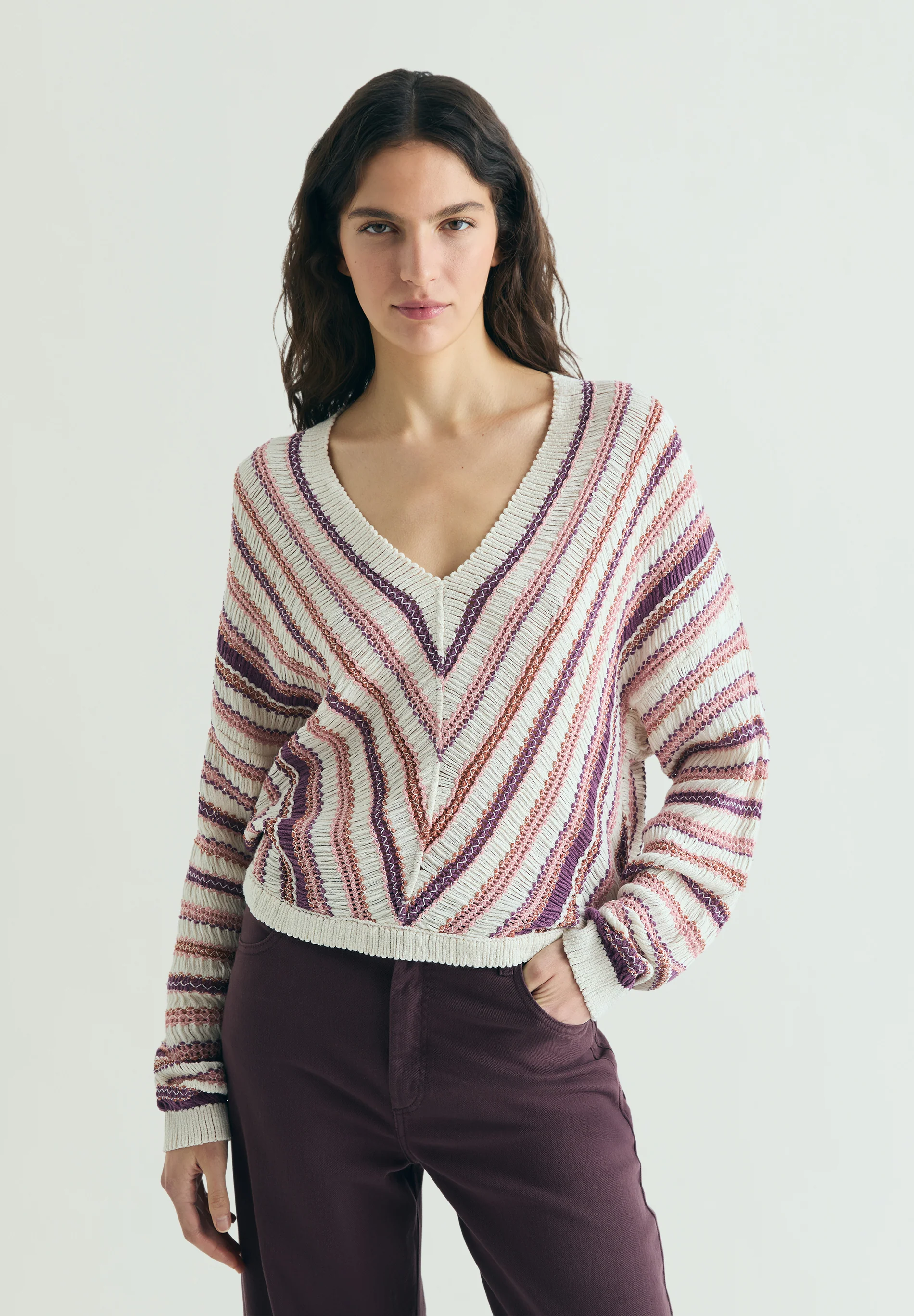 JERSEY DE RAYAS MULTICOLOR