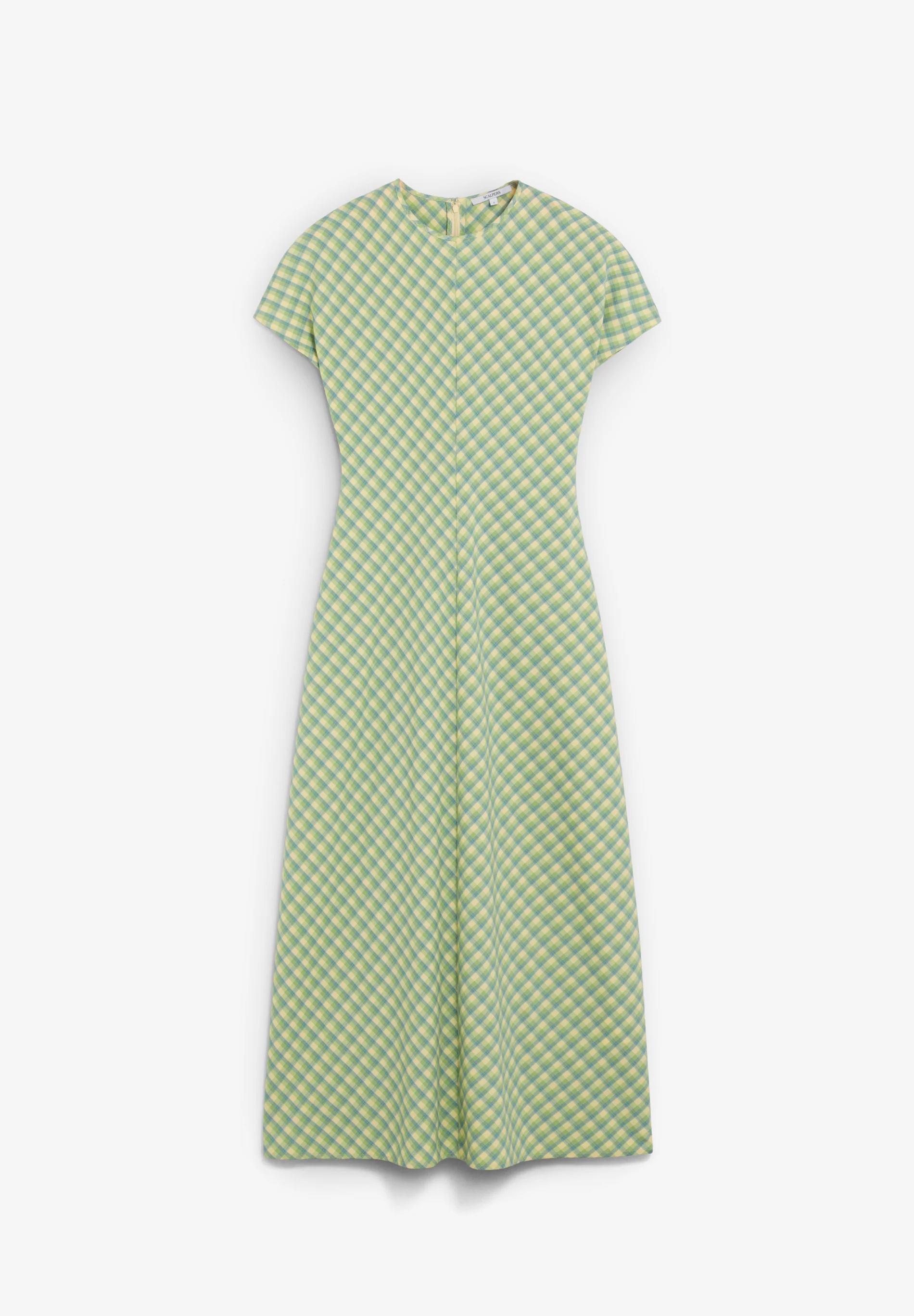 VESTIDO MIDI ESTAMPADO CUADROS - Image 5