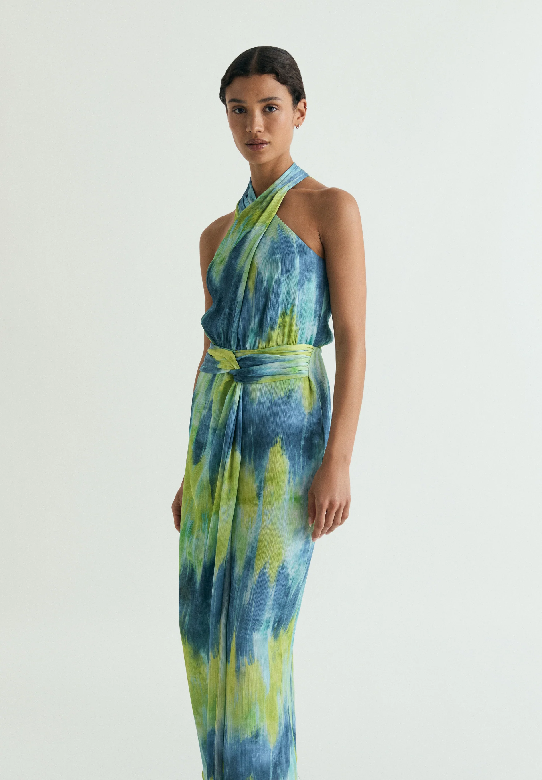 VESTIDO MIDI TIE DYE NUDO - Image 2