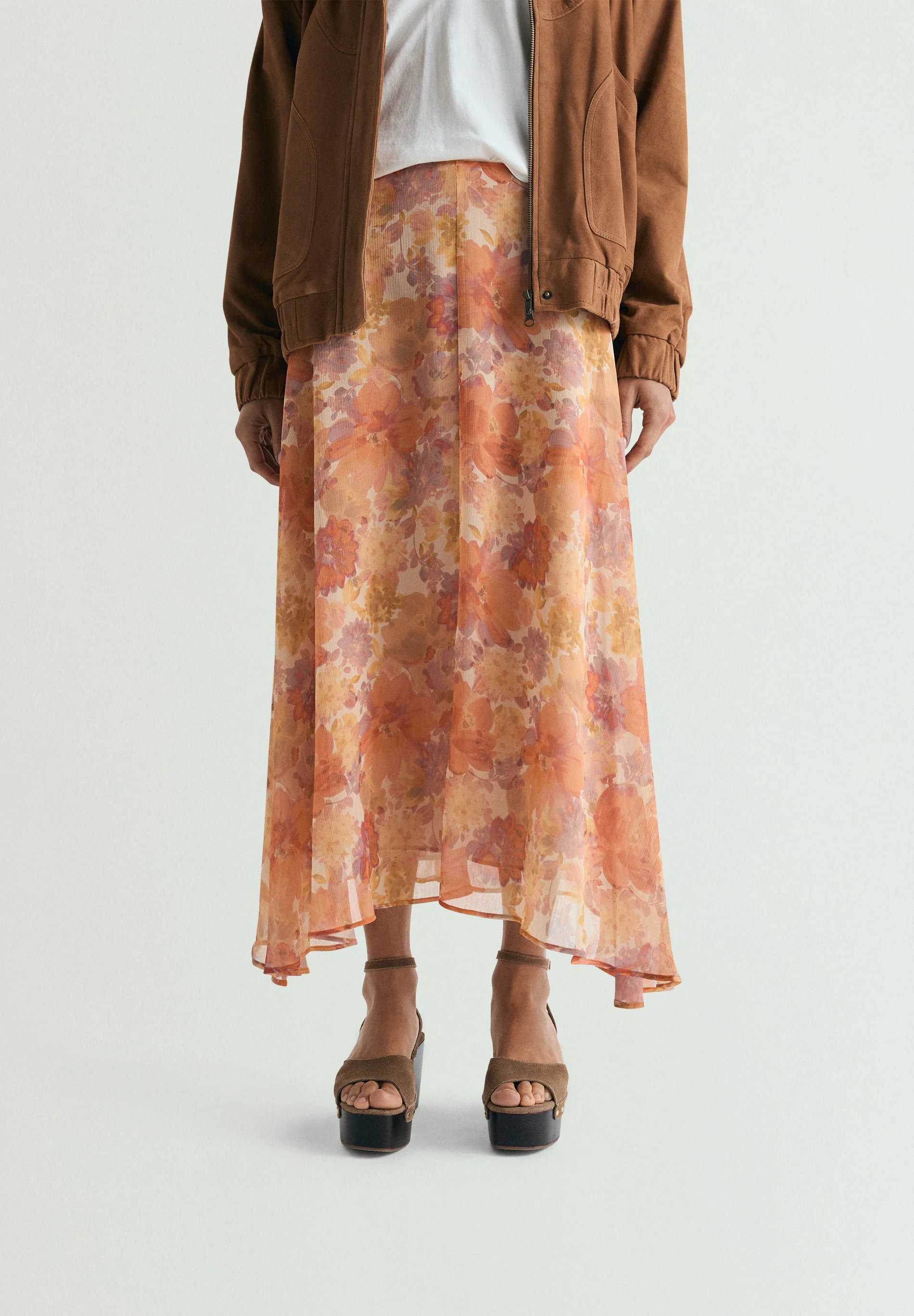 FALDA MIDI FLORAL - Image 2