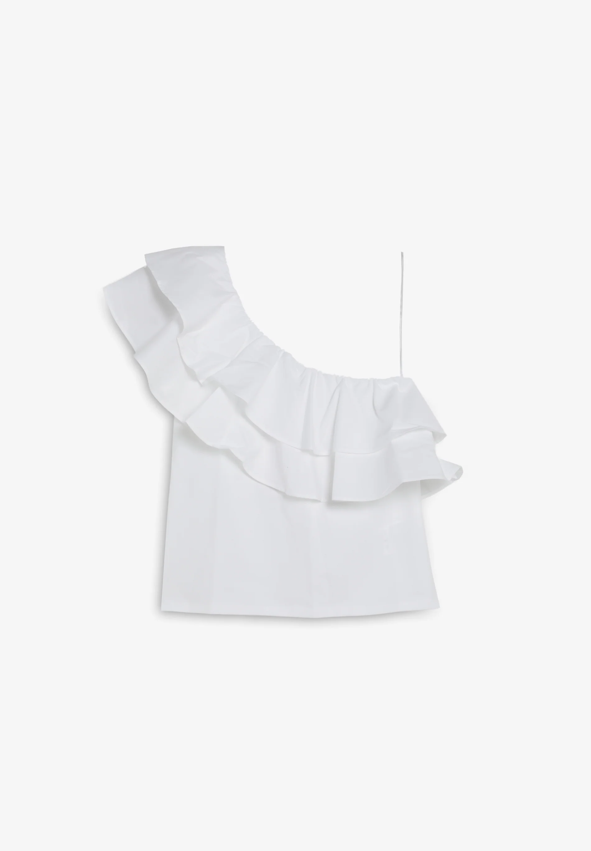 CAMISETA ASIMÉTRICA VOLANTE