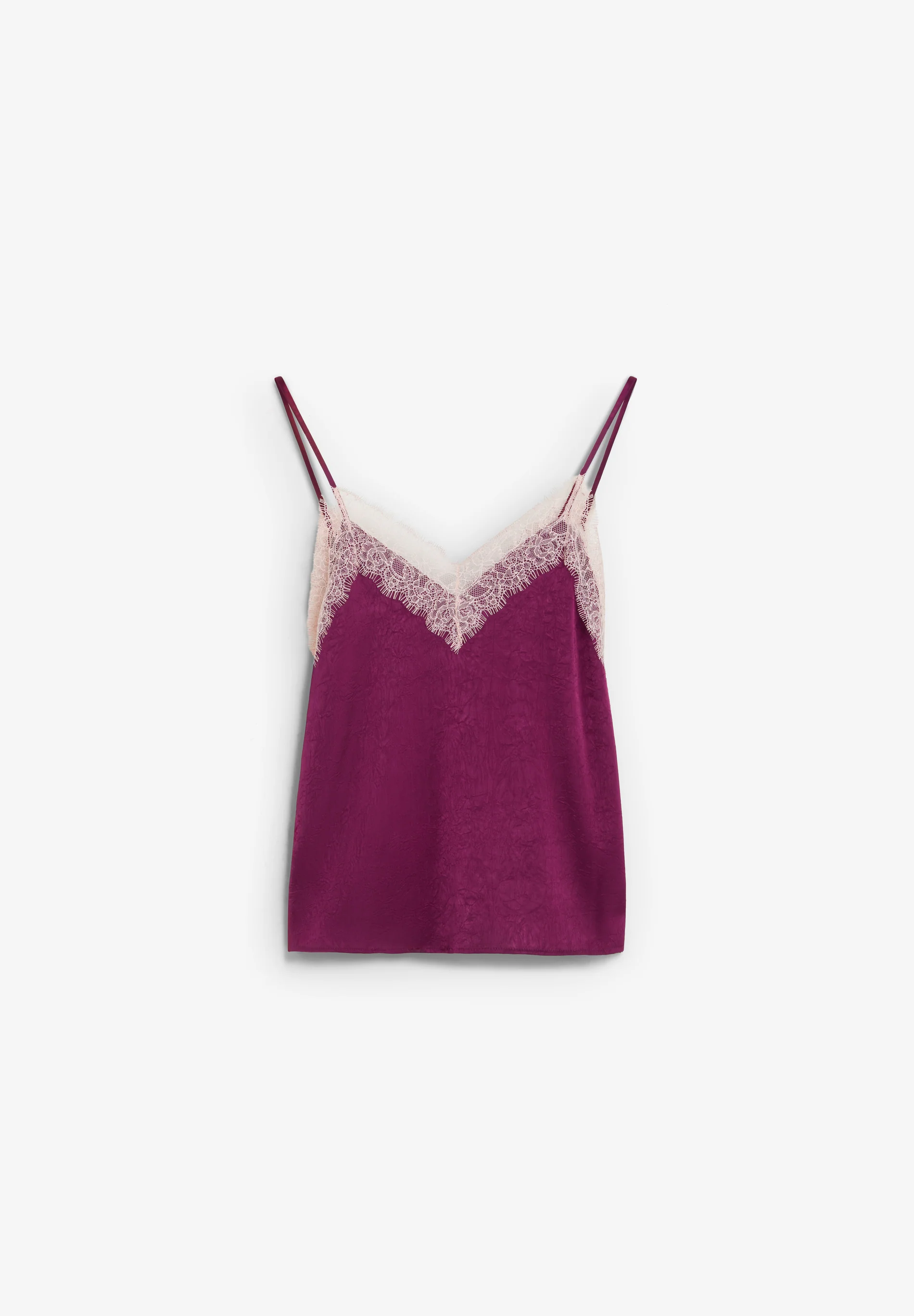 TOP SATINADO ENCAJE - Image 4