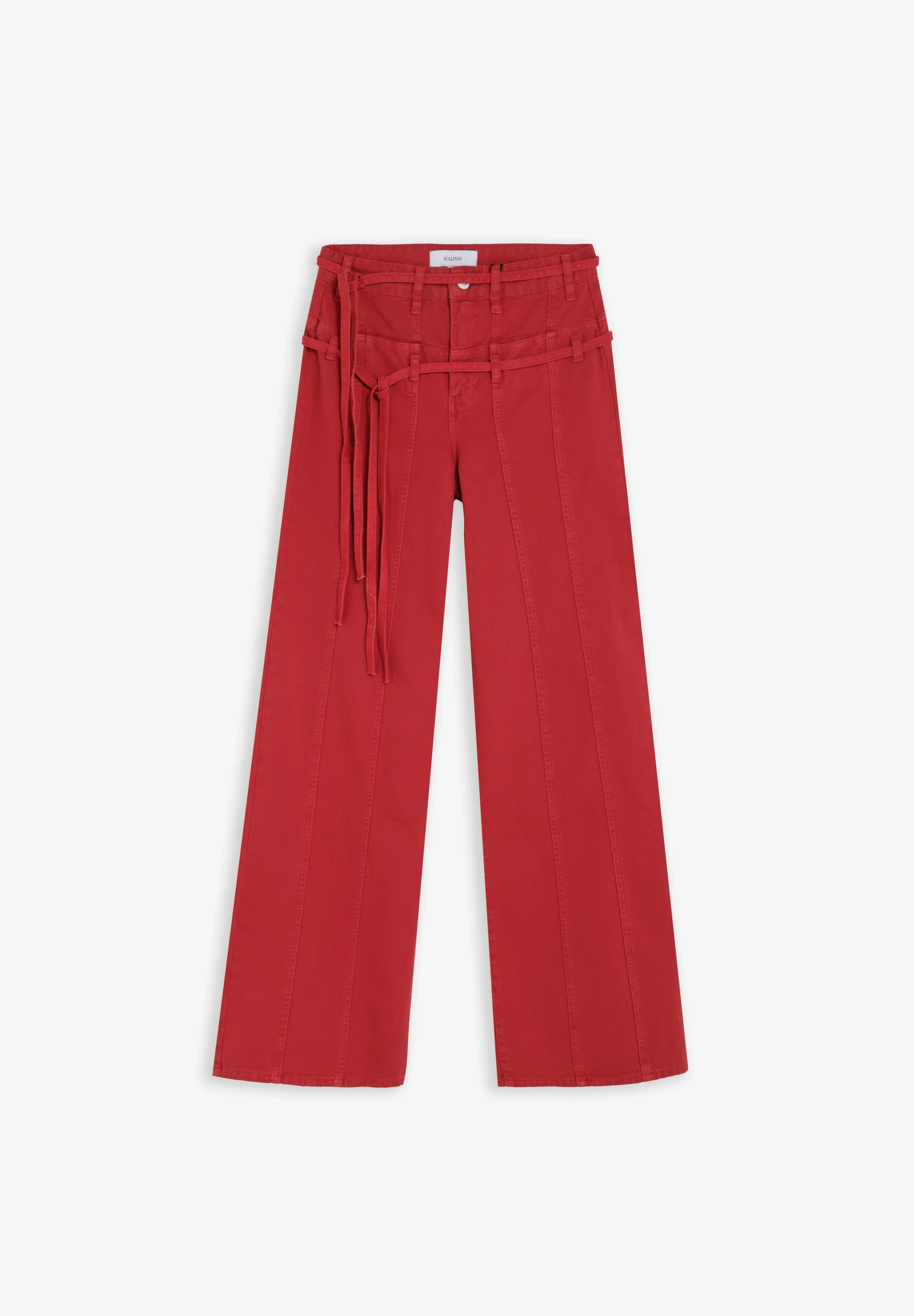 PANTALÓN DENIM DOBLE CINTURÓN