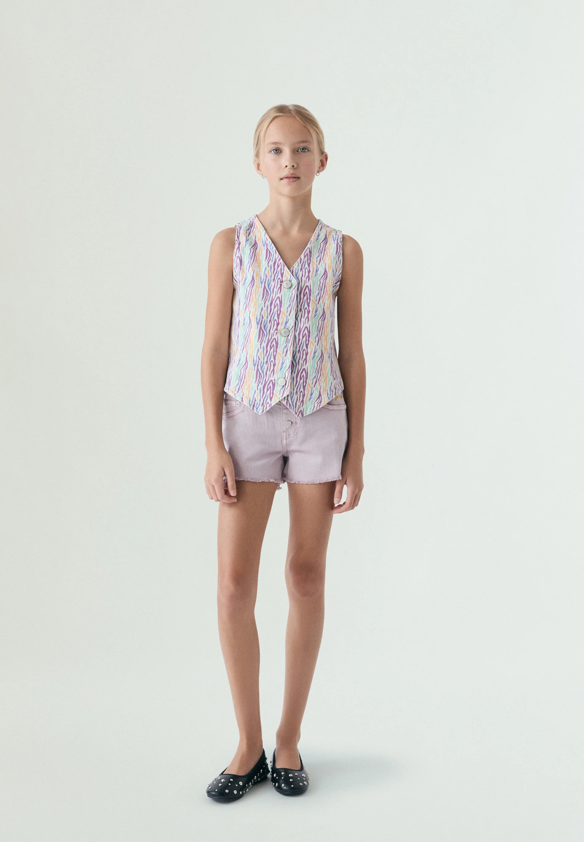CHALECO DENIM MULTICOLOR - Image 2