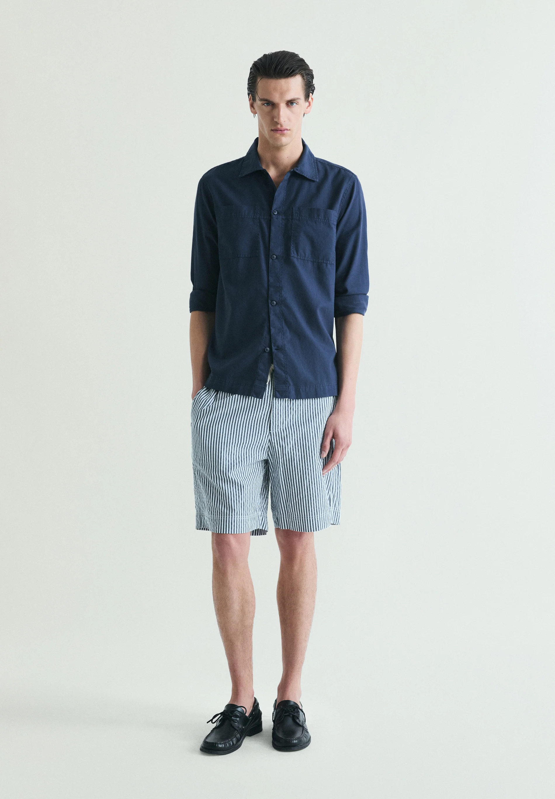 BERMUDAS RAYAS CONTRASTE