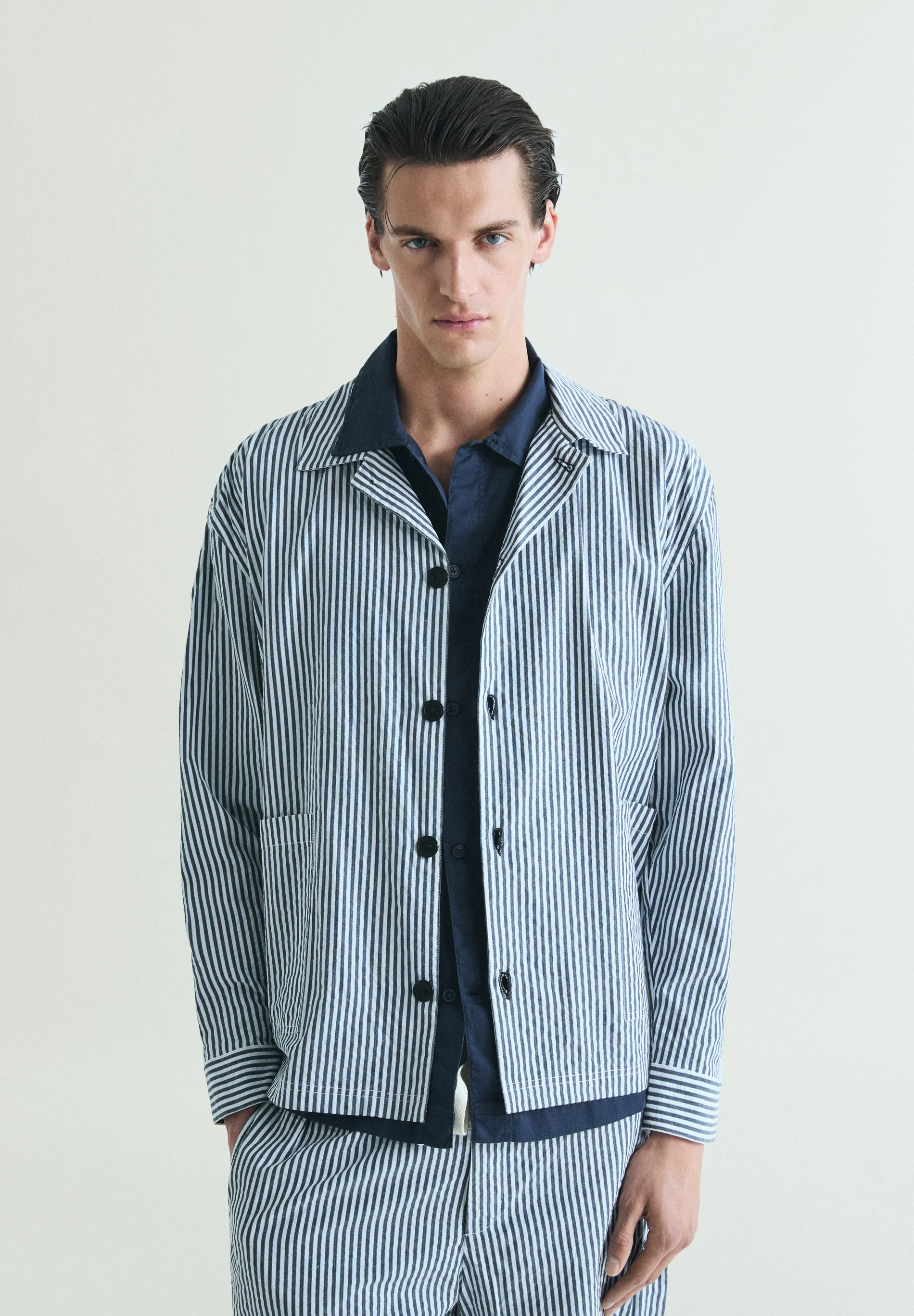 SOBRECAMISA RAYAS TEXTURA - Image 2