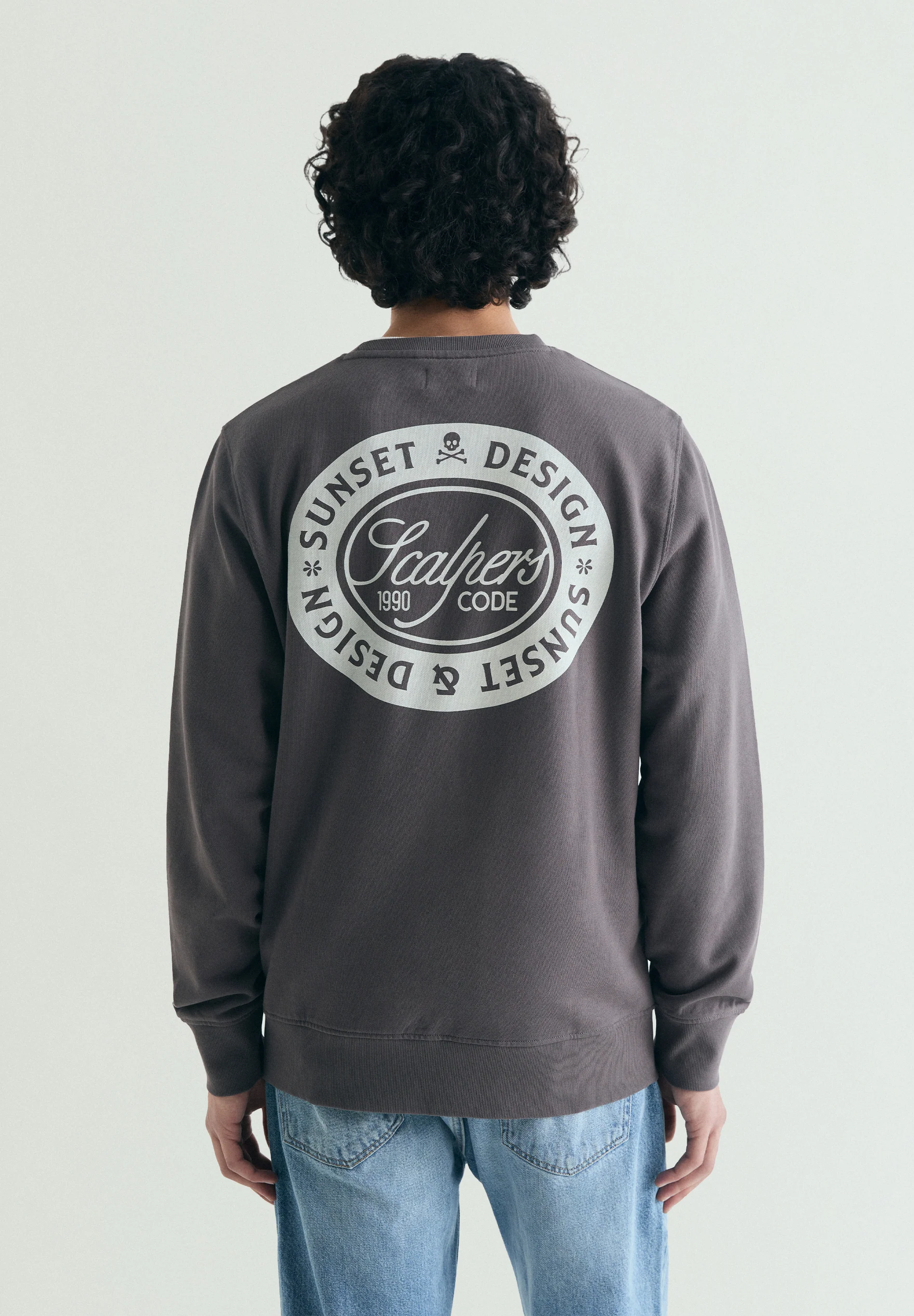 SUDADERA LAVADA ESTAMPADO