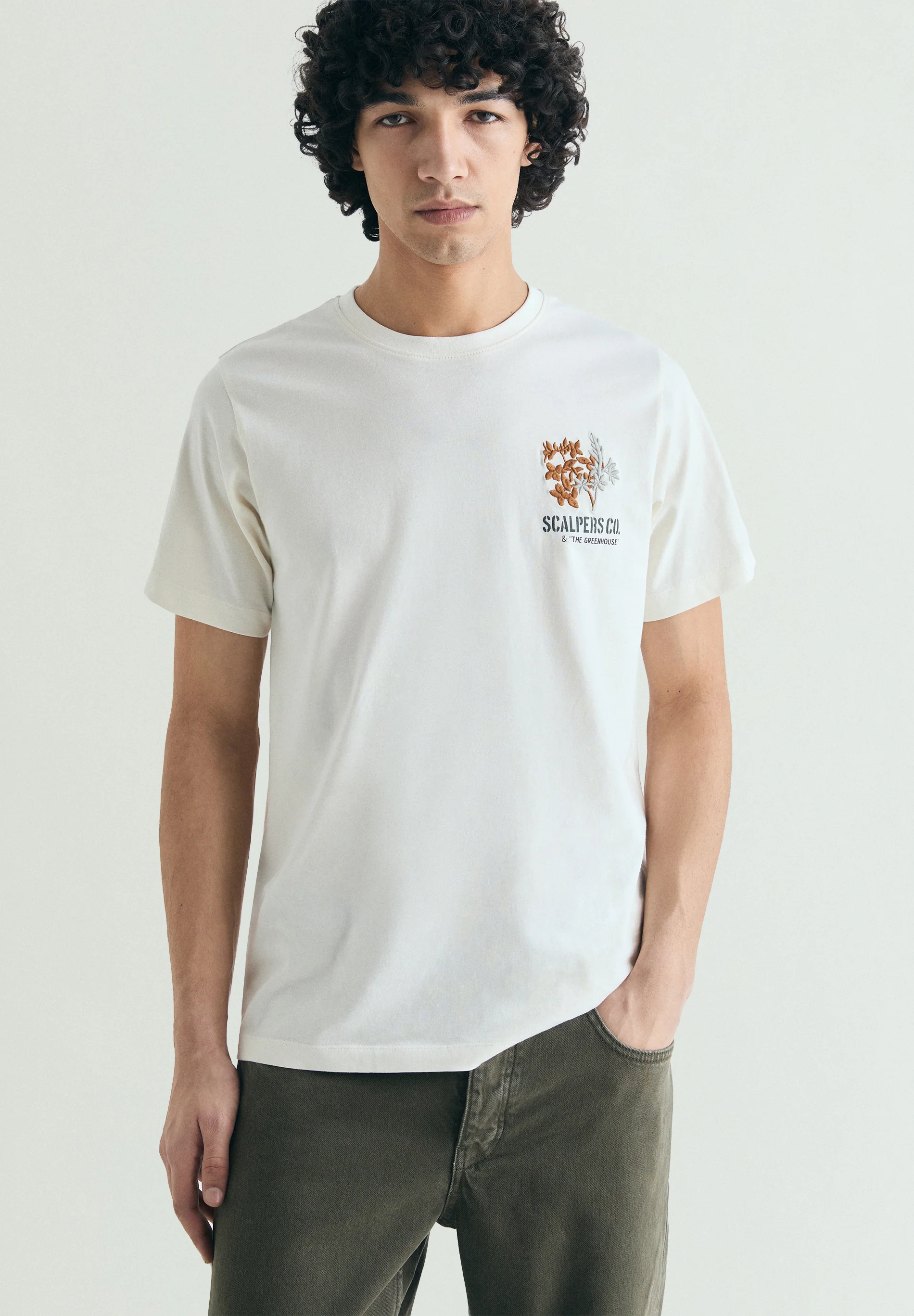 CAMISETA BORDADO ALGODÓN - Image 3