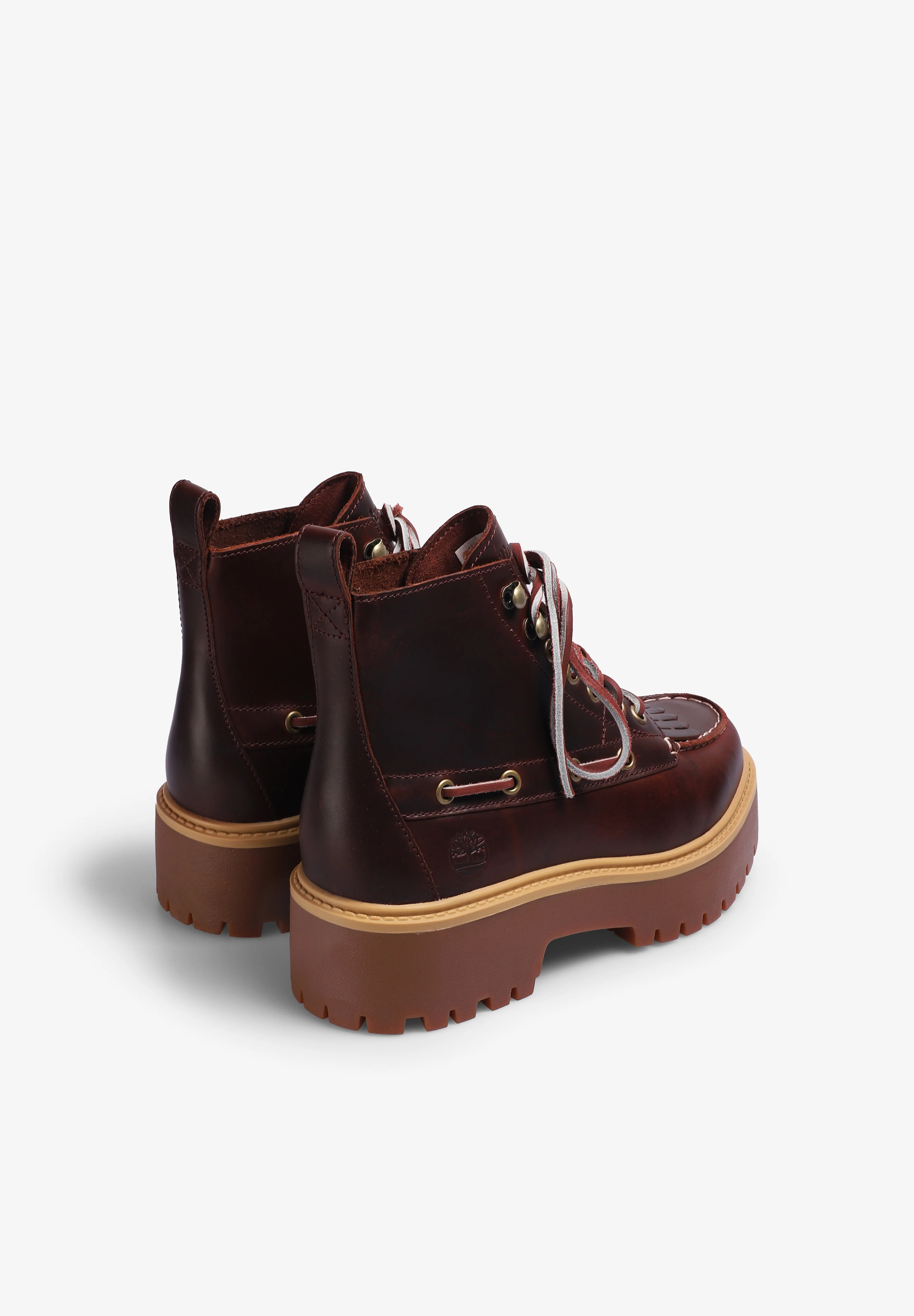 TIMBERLAND | STONE STREET MID LACE UP BOOT BURGUNDY FULL GRAIN - Image 3