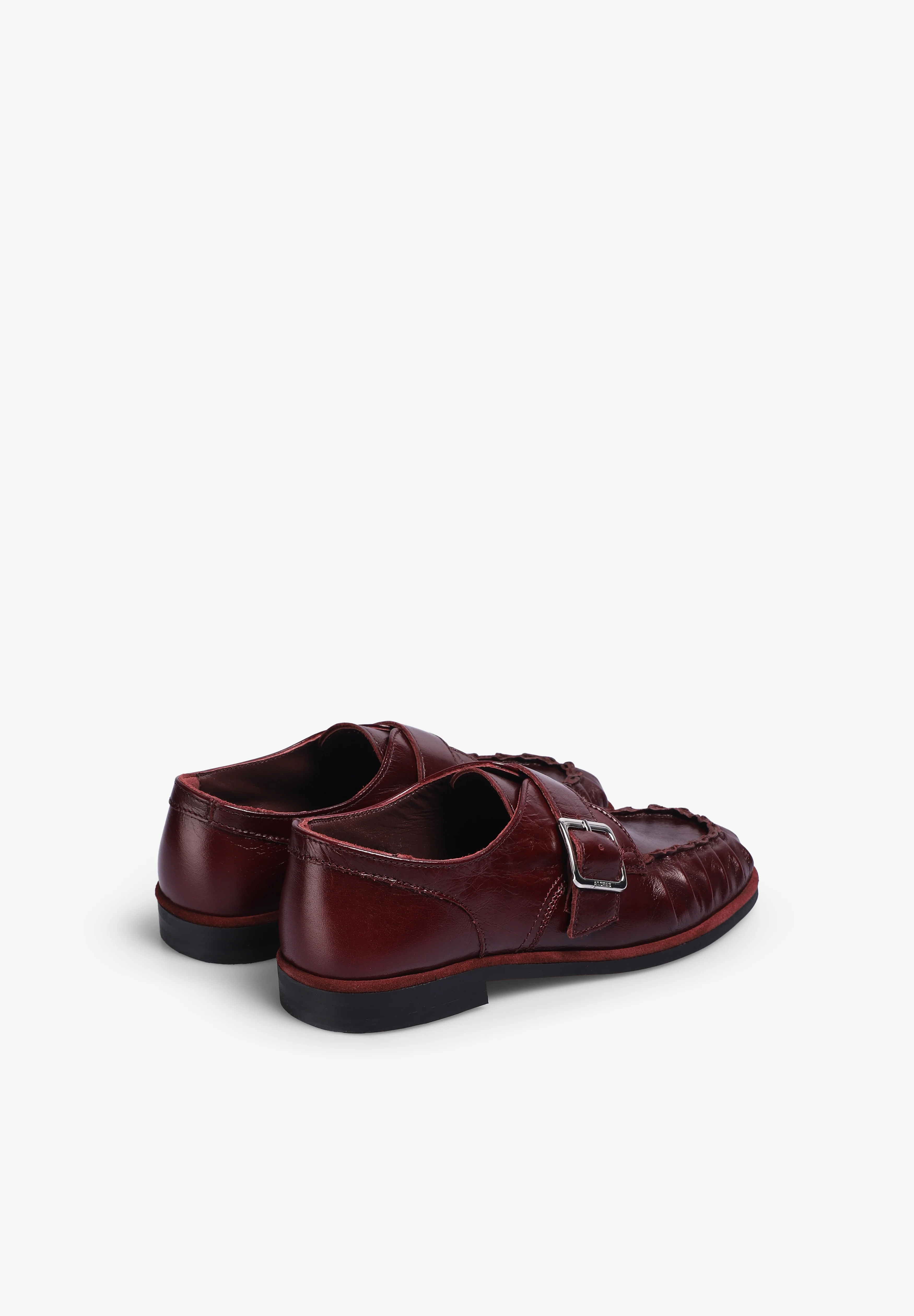 ALOHAS | BRANDY BURGUNDY LEATHER LOAFERS - Image 3
