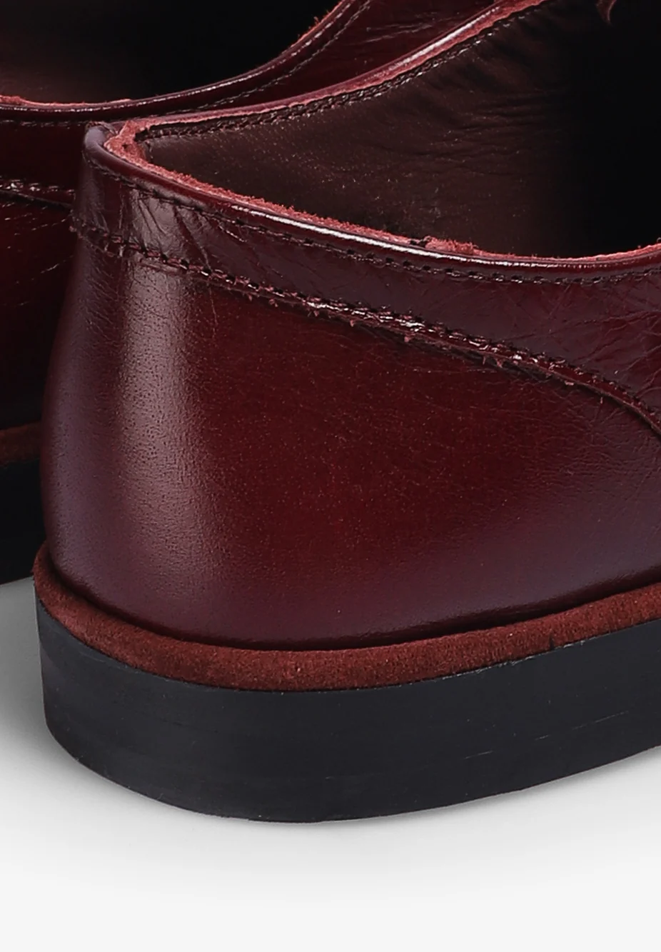 ALOHAS | BRANDY BURGUNDY LEATHER LOAFERS - Image 5