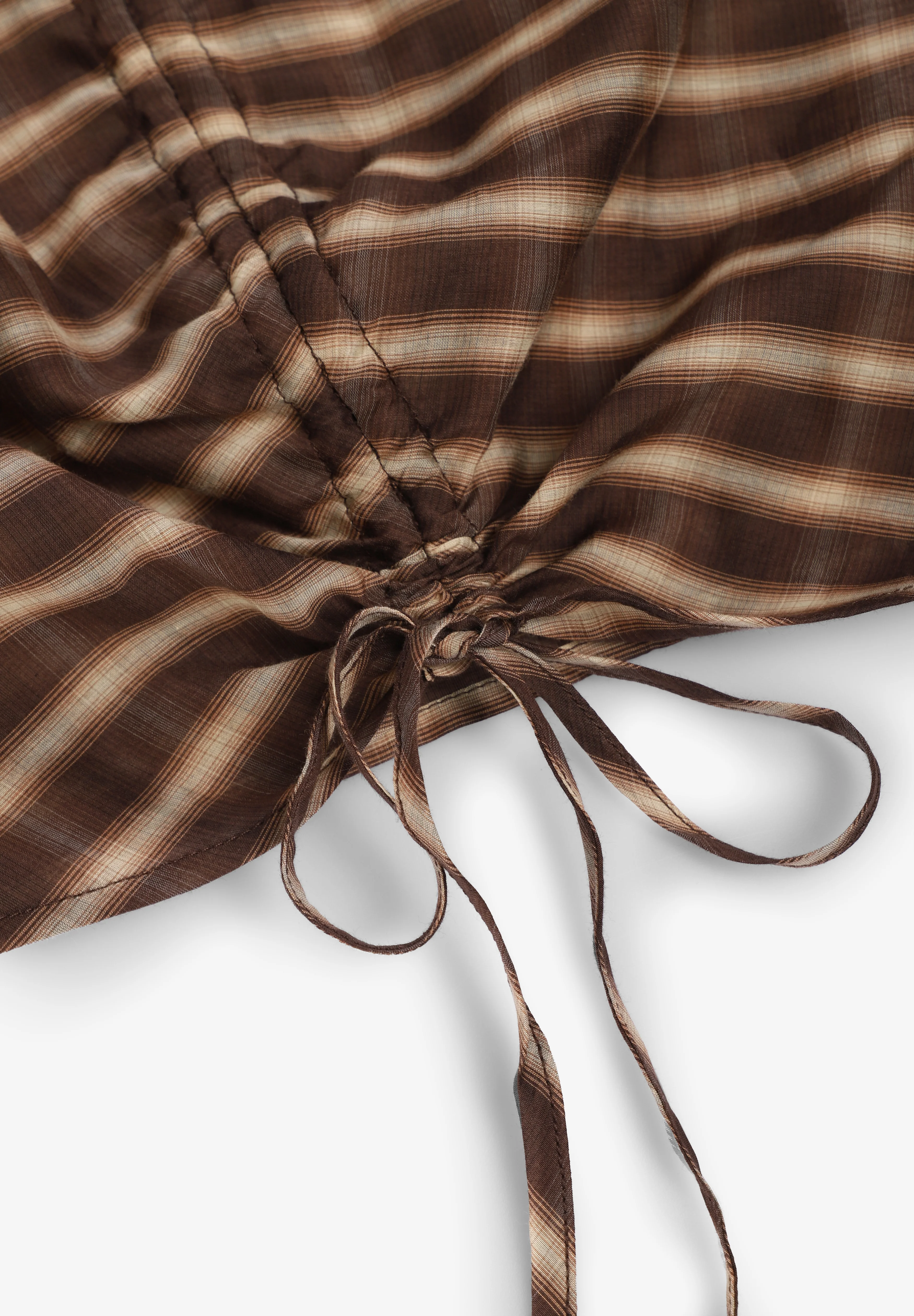 THE TINY BIG SISTER | BLUSA CHECK V-NECK - Image 6