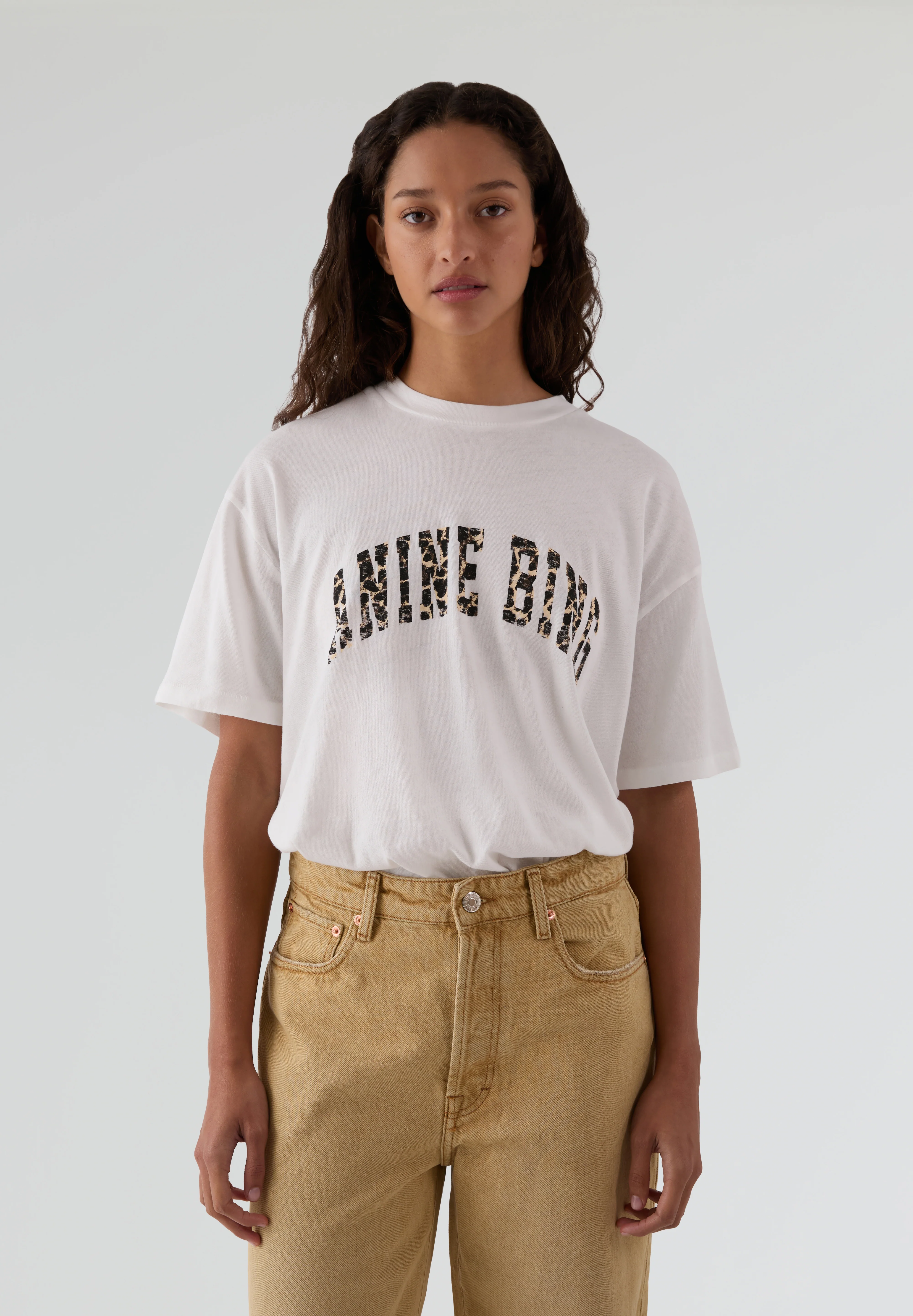 ANINE BING | CAMISETA WALKER LEOPARD - Image 2