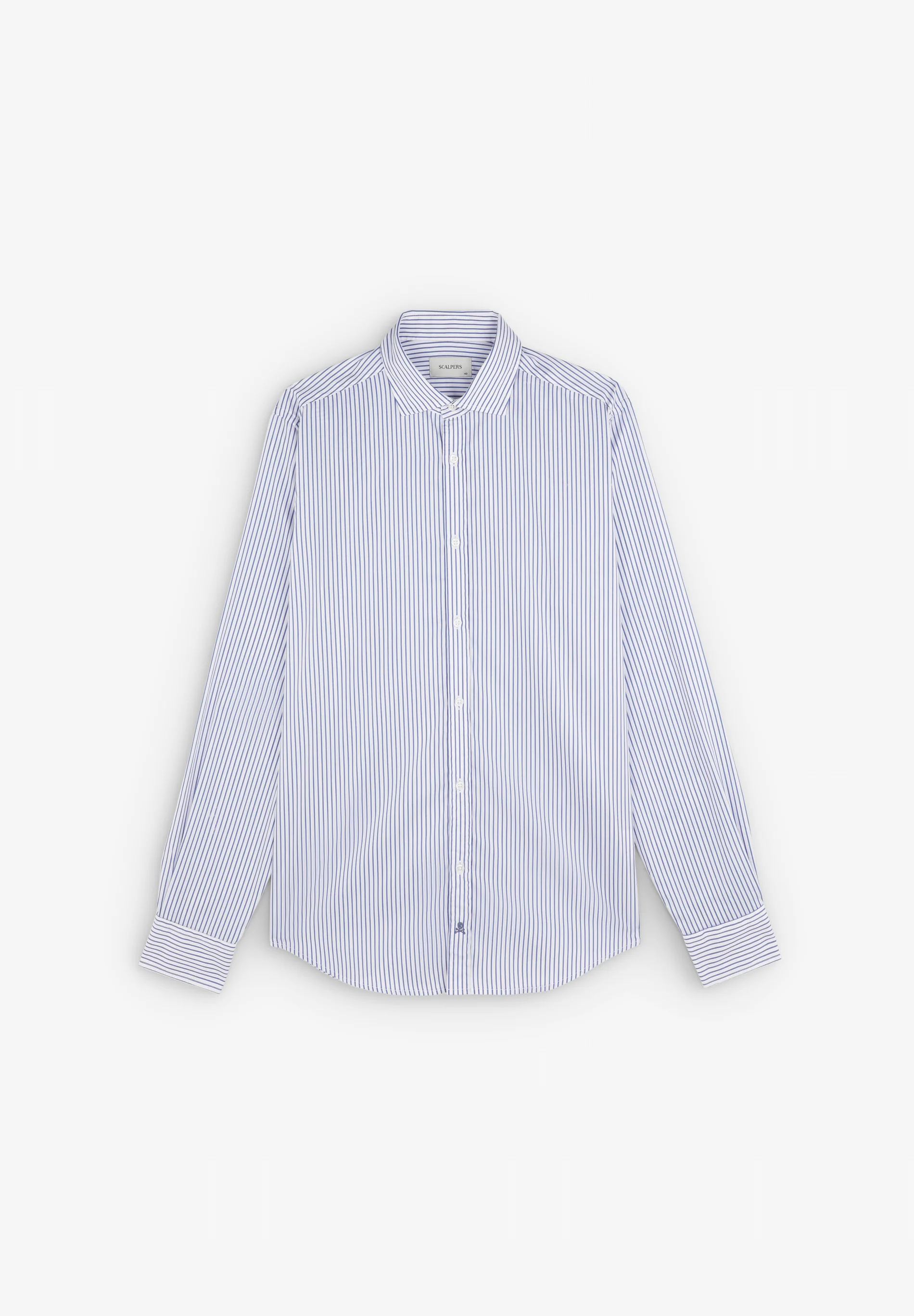 CAMISA BORDADO CONTRASTE SLIM FIT
