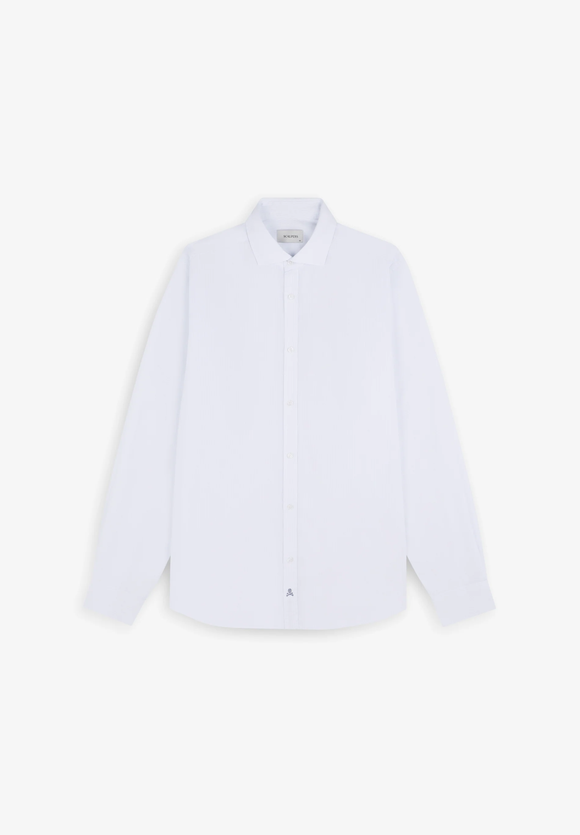 CAMISA BORDADO CONTRASTE SLIM FIT