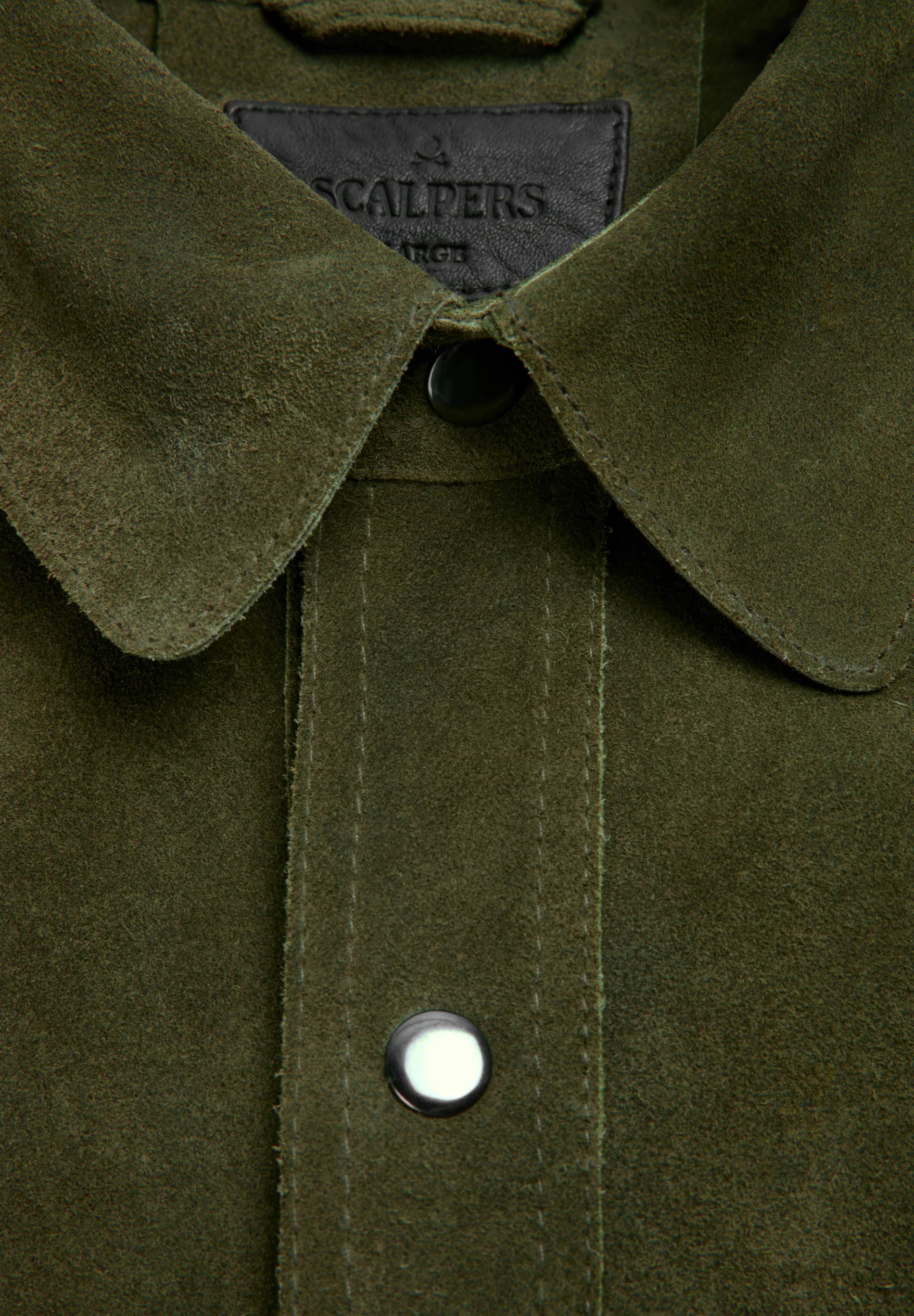 CHAQUETA PIEL BOLSILLOS TAPETA - Image 3