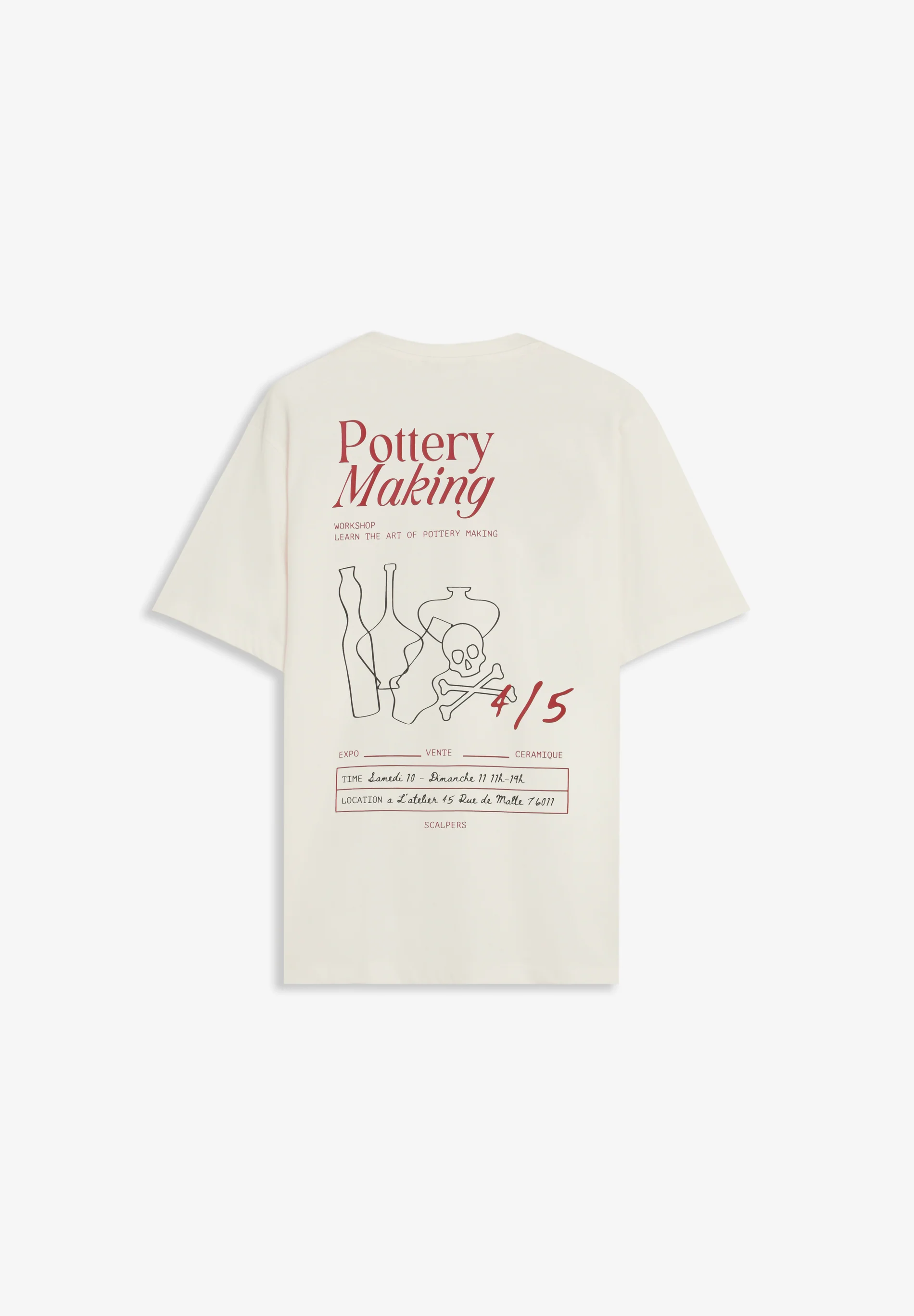 CAMISETA ESTAMPADO POTTERY