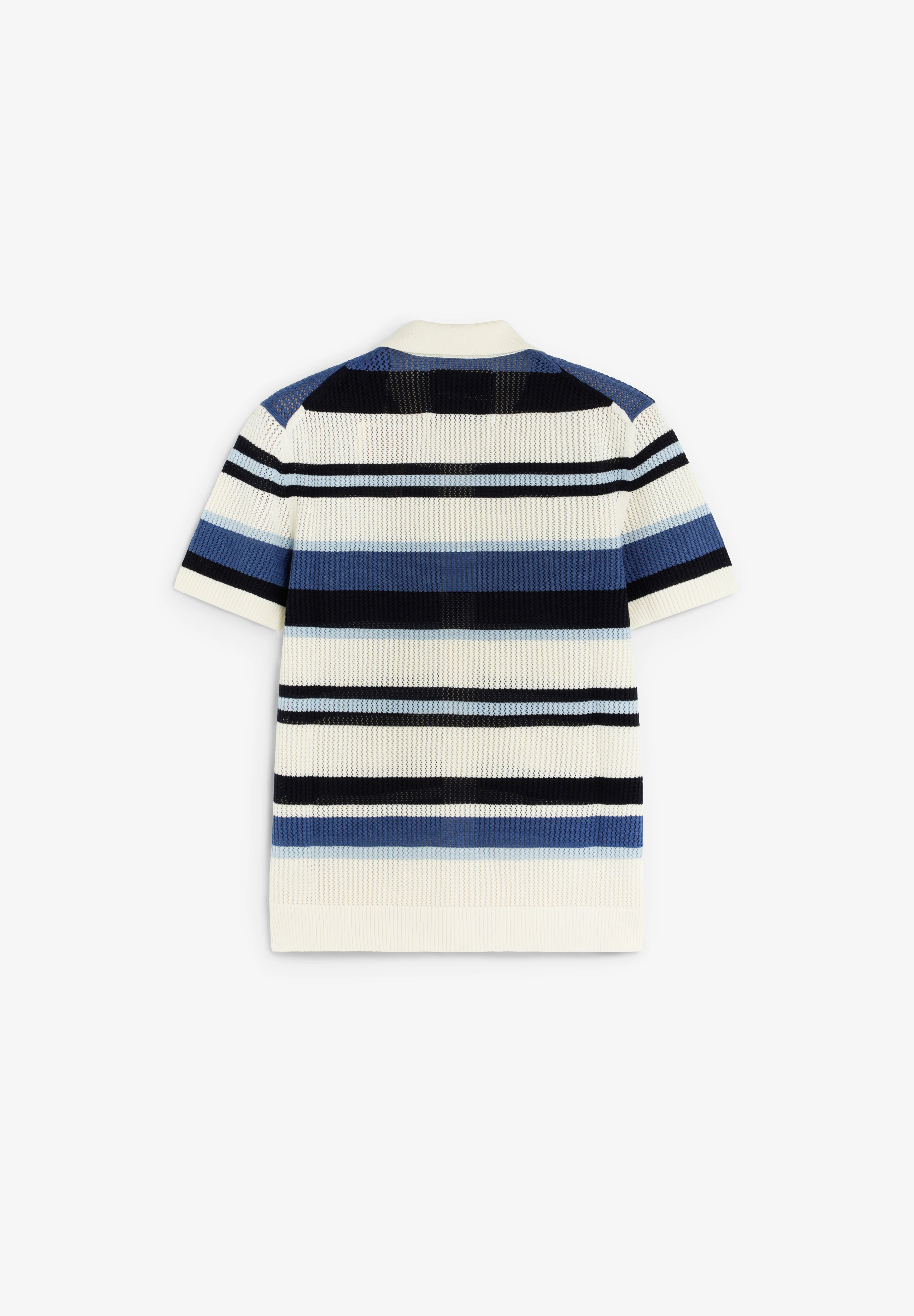 GANT | STRIPED TEXTURE POLO - Image 2