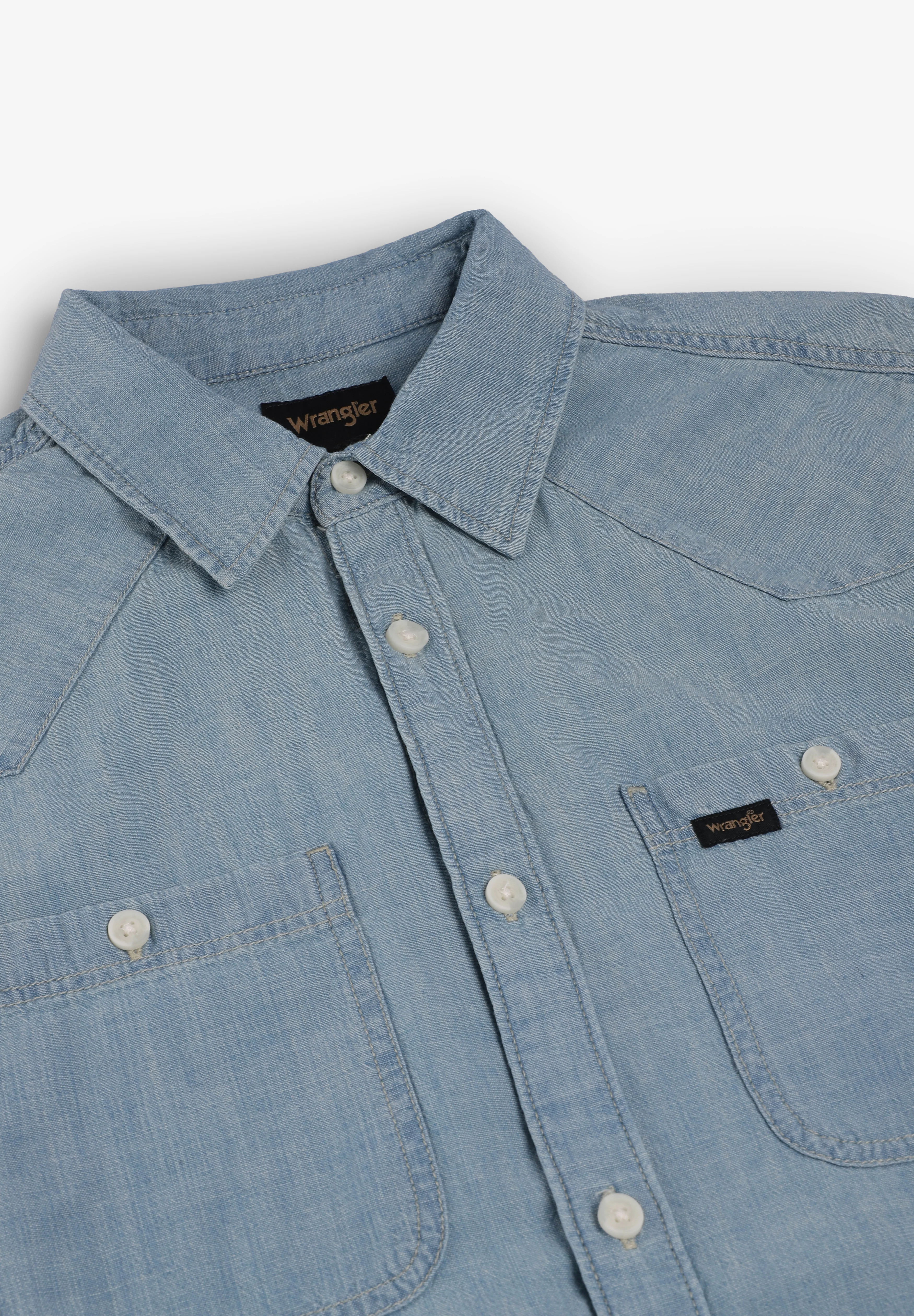 WRANGLER | CAMISA CHAMBRAY INDIGO HOMBRE - Image 3