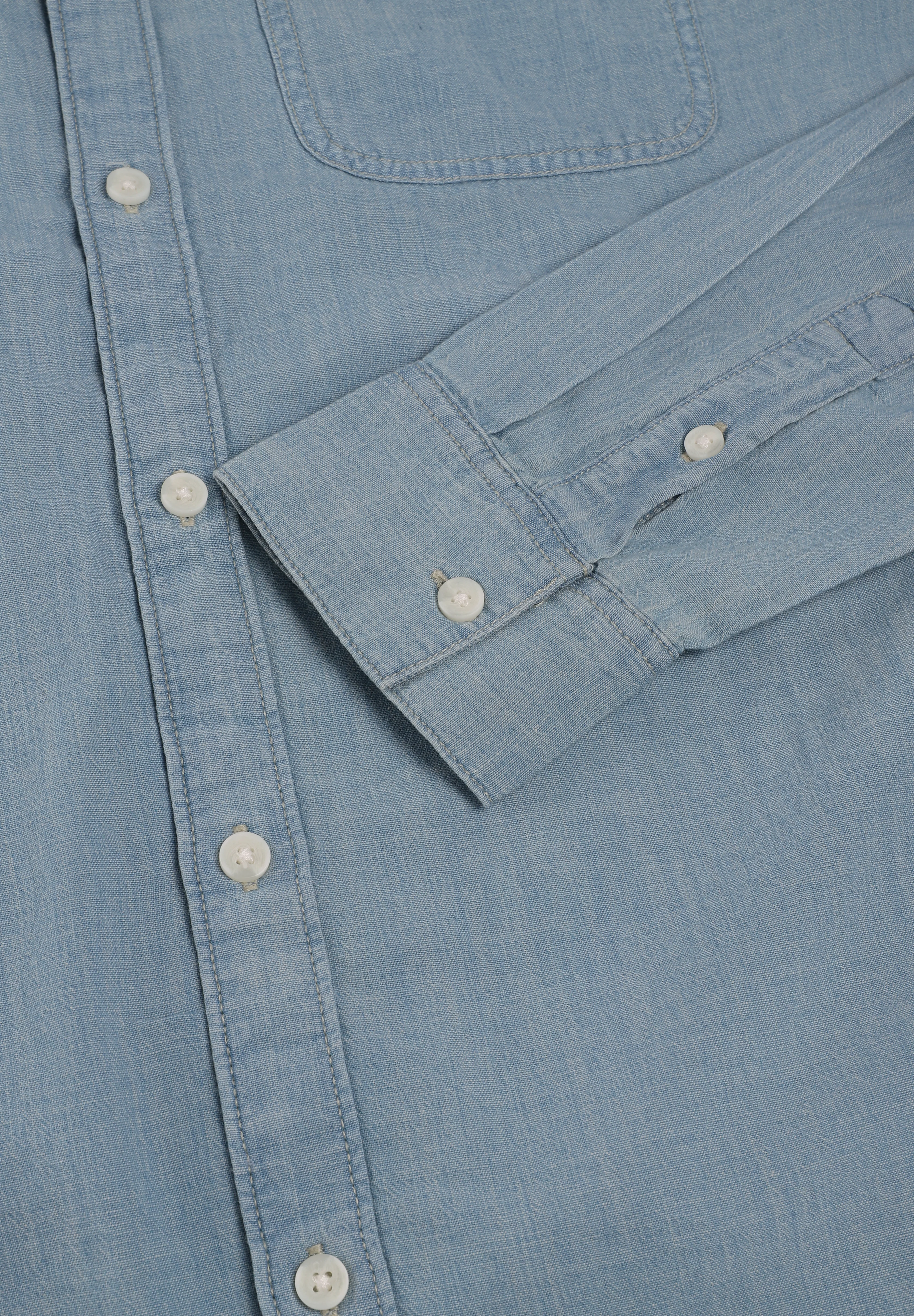 WRANGLER | CAMISA CHAMBRAY INDIGO HOMBRE - Image 4