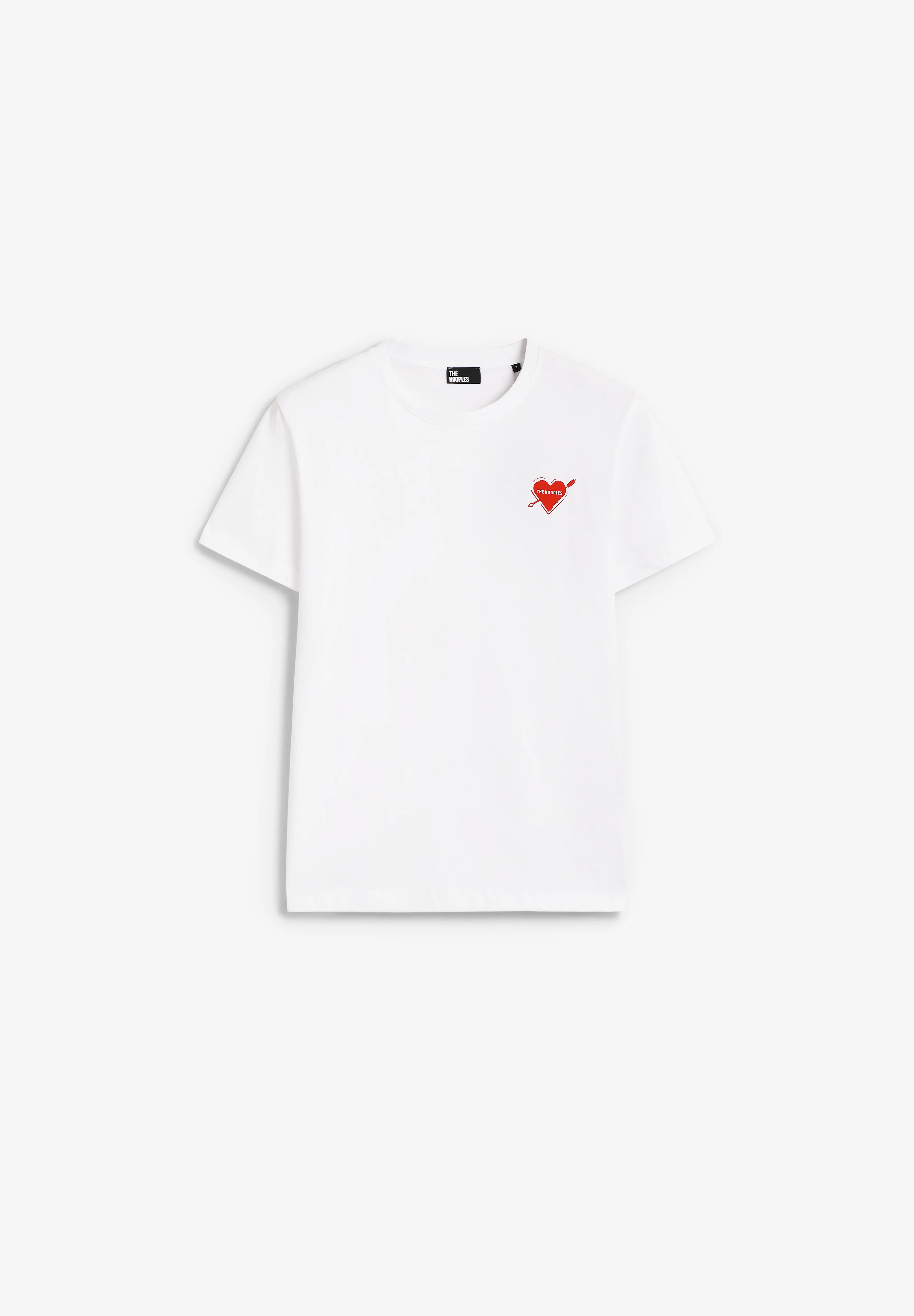THE KOOPLES | CAMISETA CORAZÓN FLOCADO