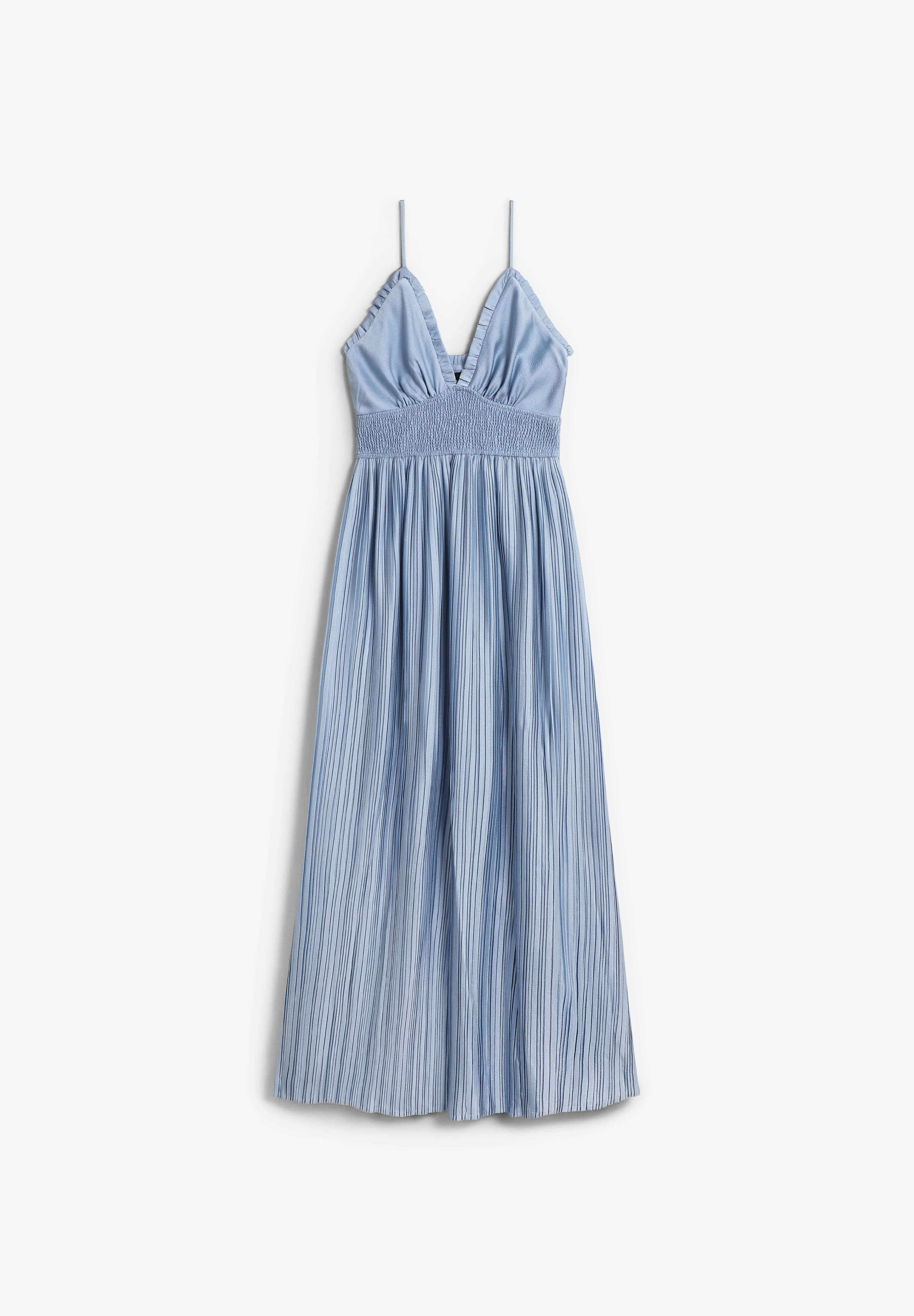 THE KOOPLES | VESTIDO PLISADO AZUL