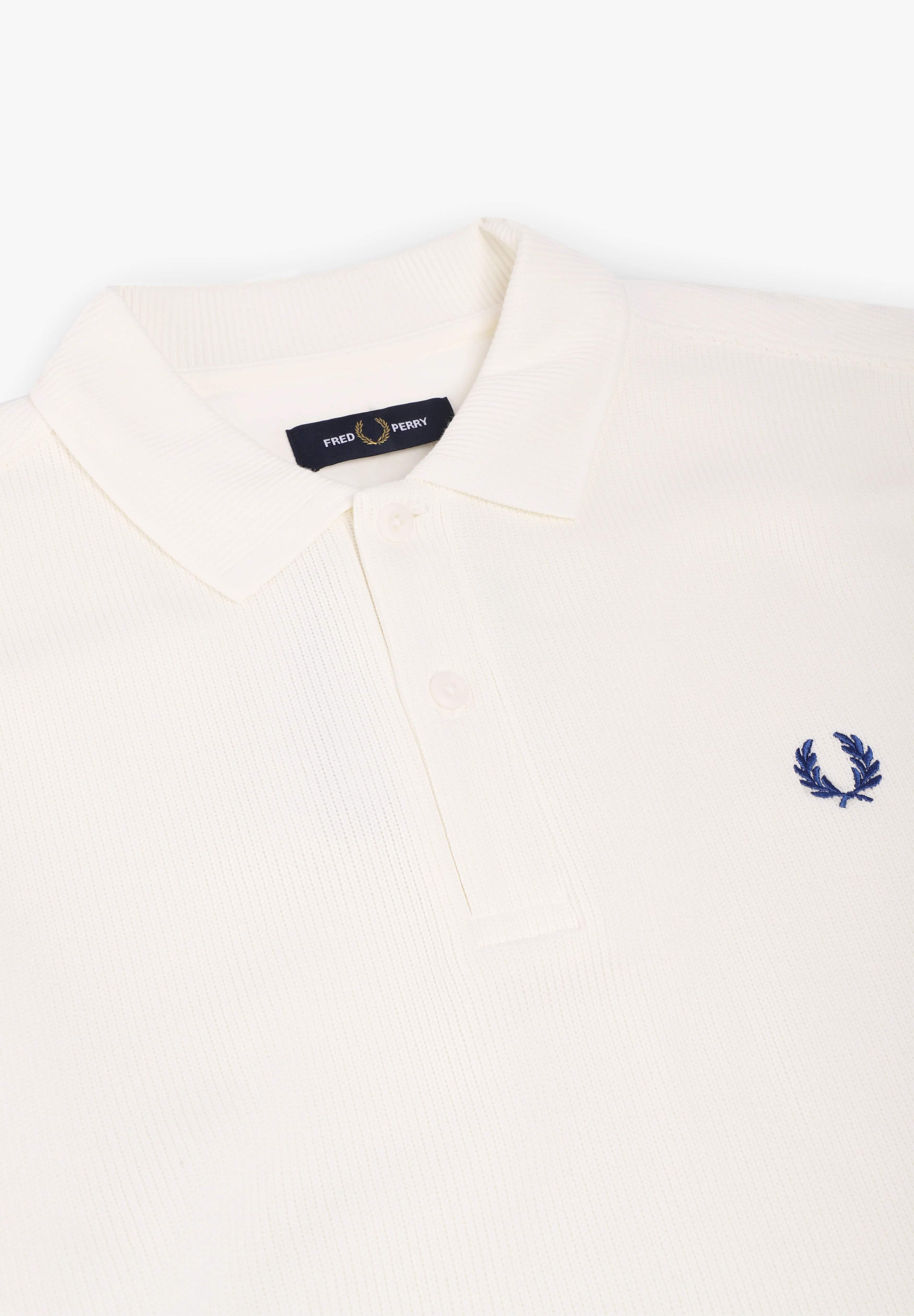 FRED PERRY | TIPPED SLEEVE COLLARED SWEAT - Image 3