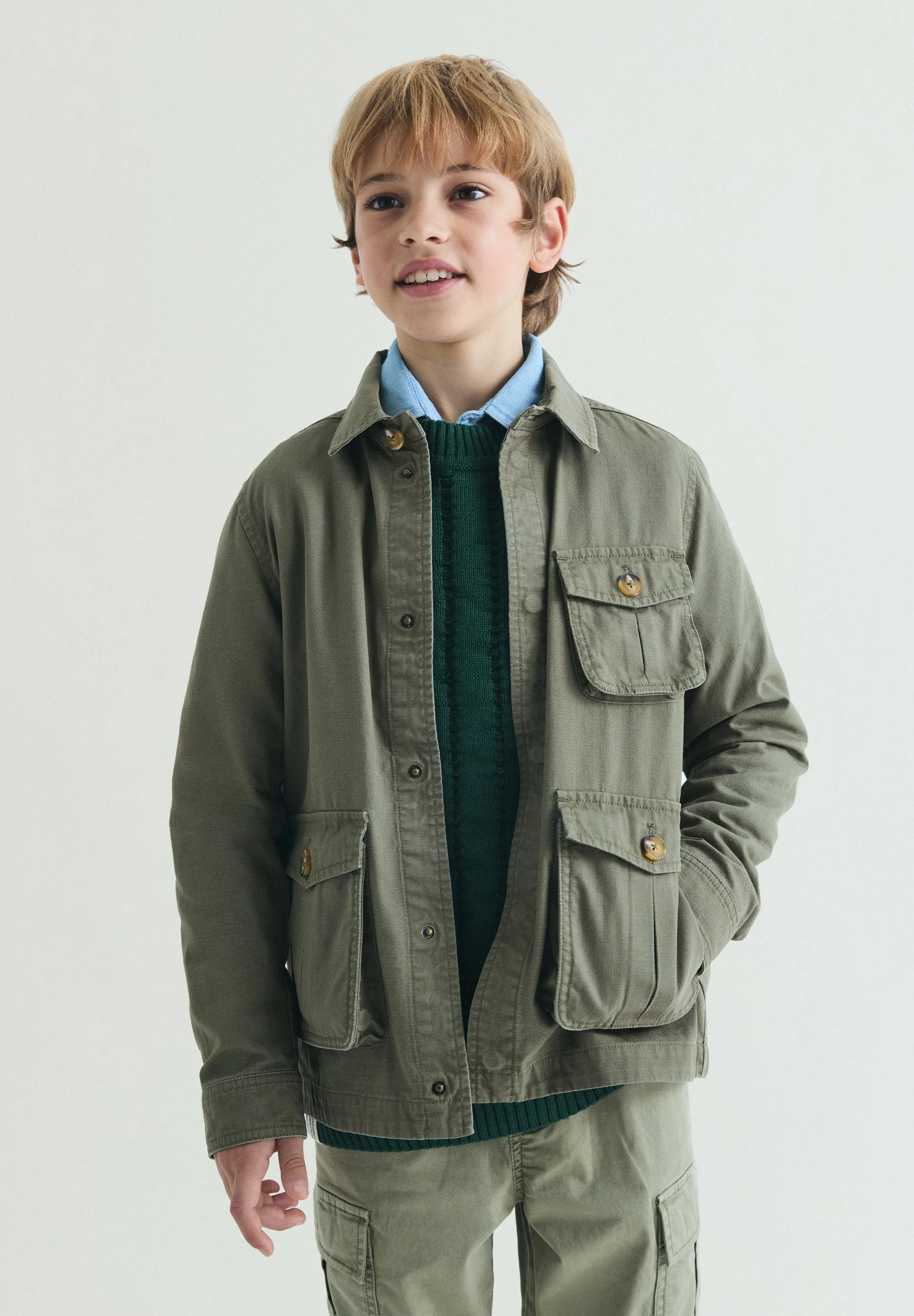 CHAQUETA BOLSILLOS SAFARI - Image 4