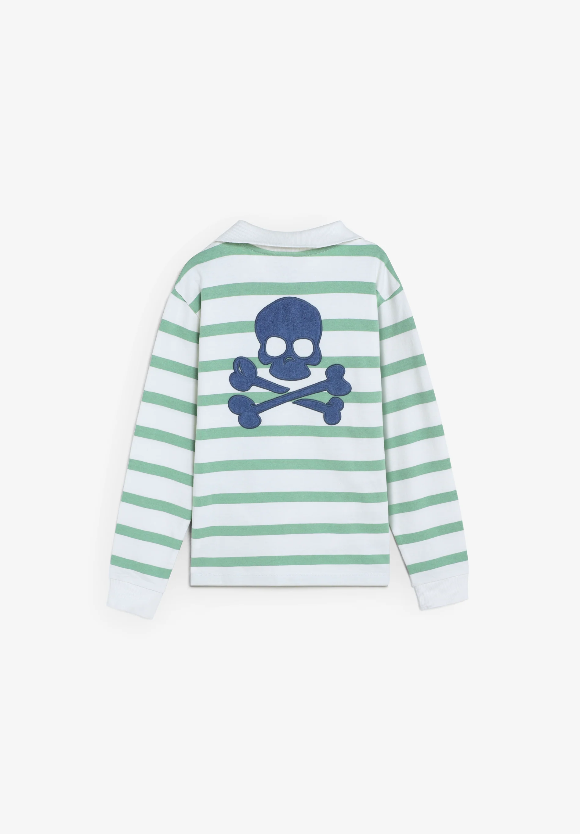 SUDADERA DE RAYAS CON CUELLO POLO - Image 5
