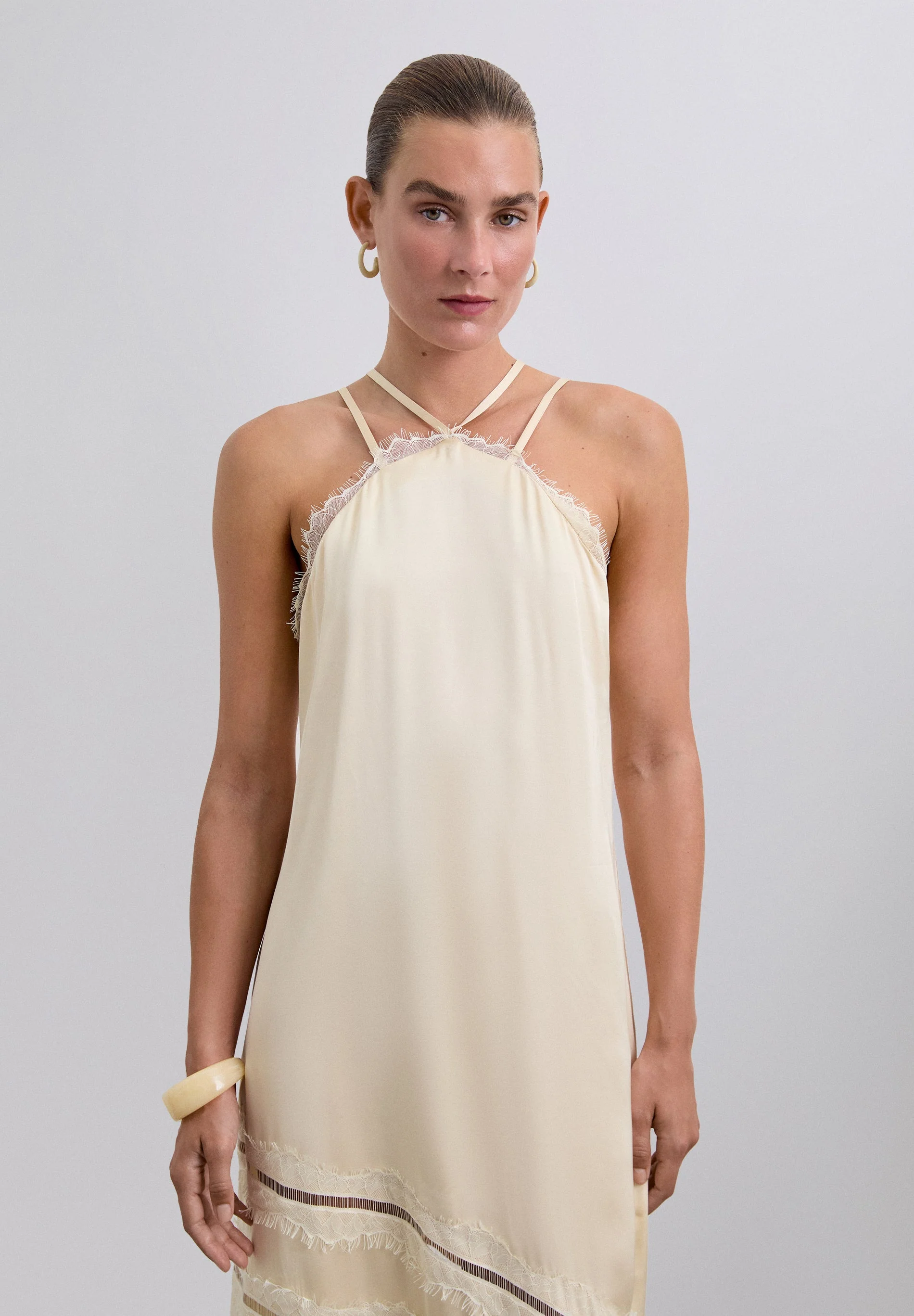 VESTIDO LENCERO SATINADO - Image 3