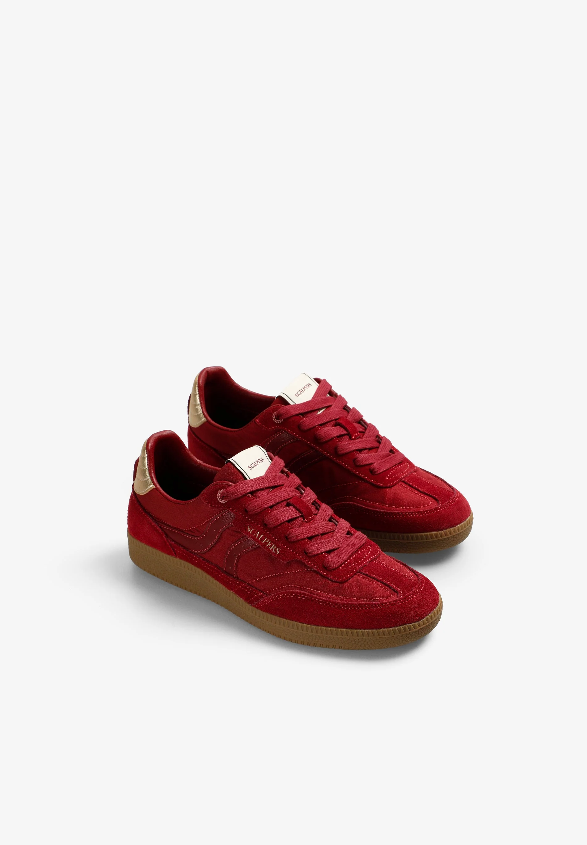 ZAPATILLA ANTE CON TALÓN METALIZADO - Image 4
