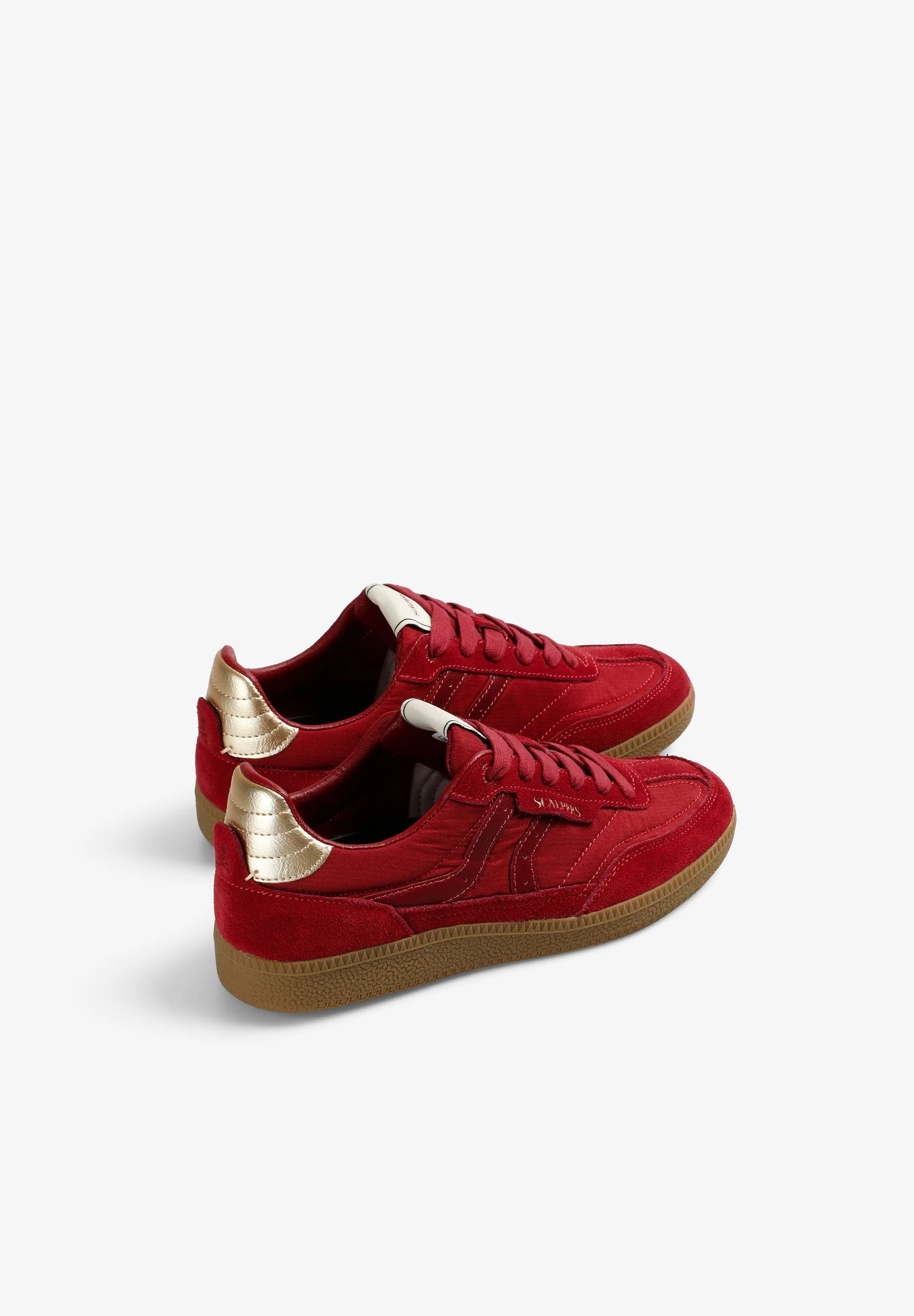ZAPATILLA ANTE CON TALÓN METALIZADO - Image 5