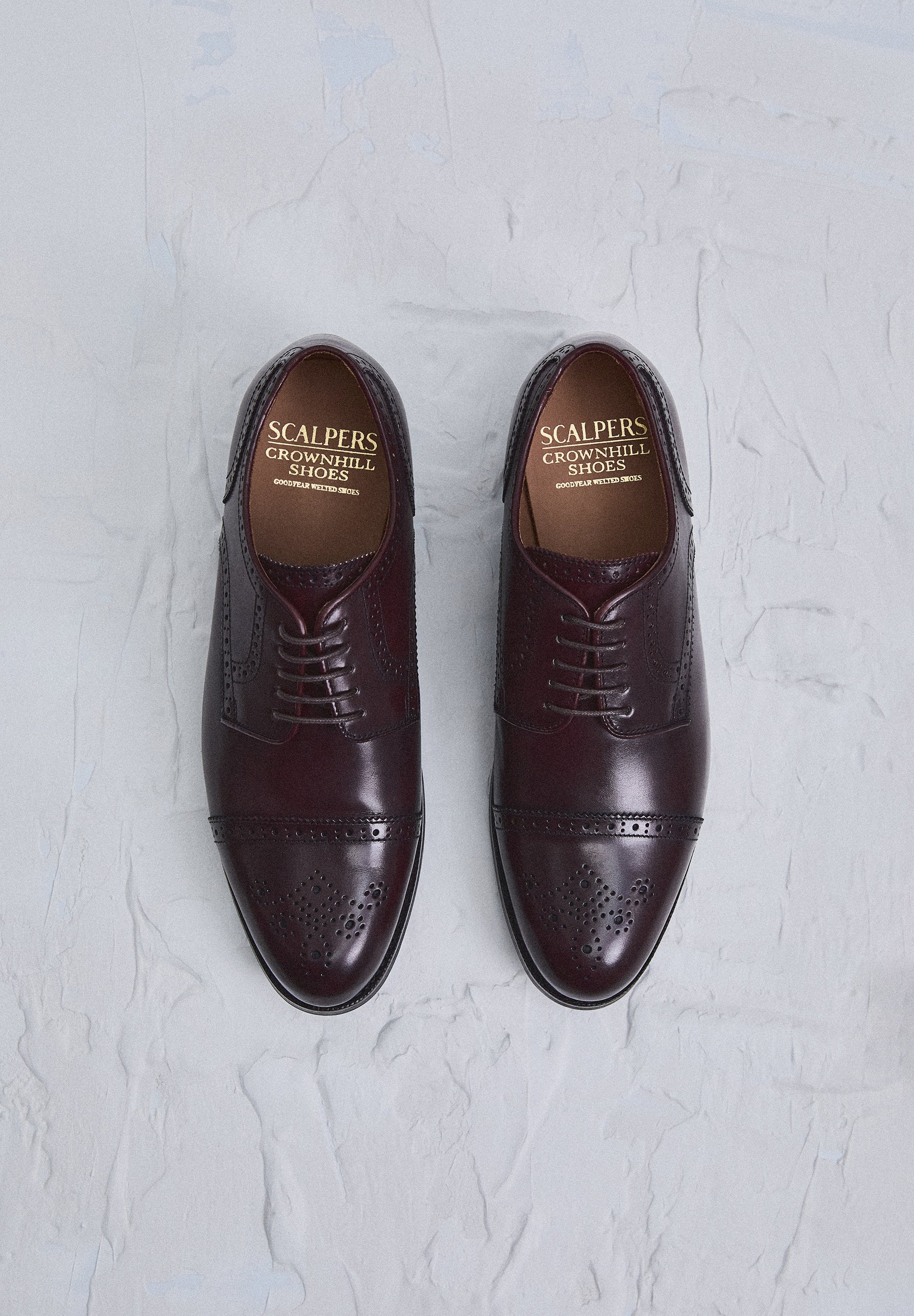ZAPATOS DERBY BROGUE CUERO