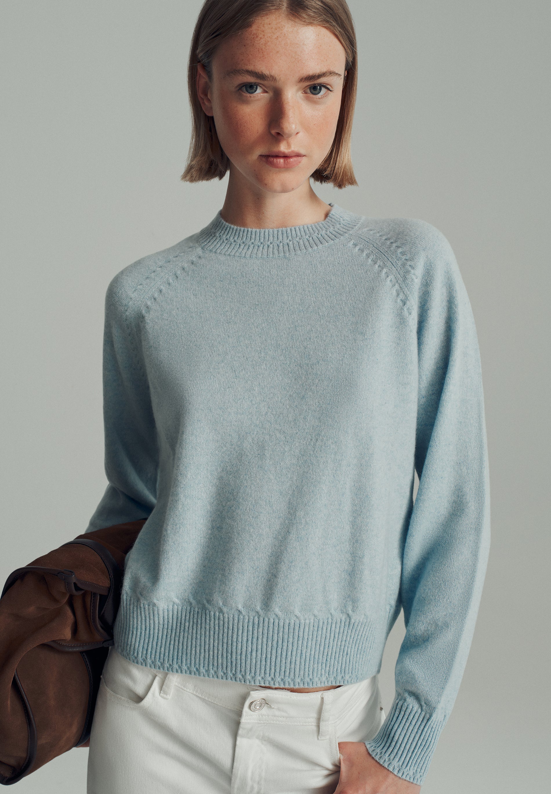 JERSEY 100% CASHMERE CUELLO REDONDO
