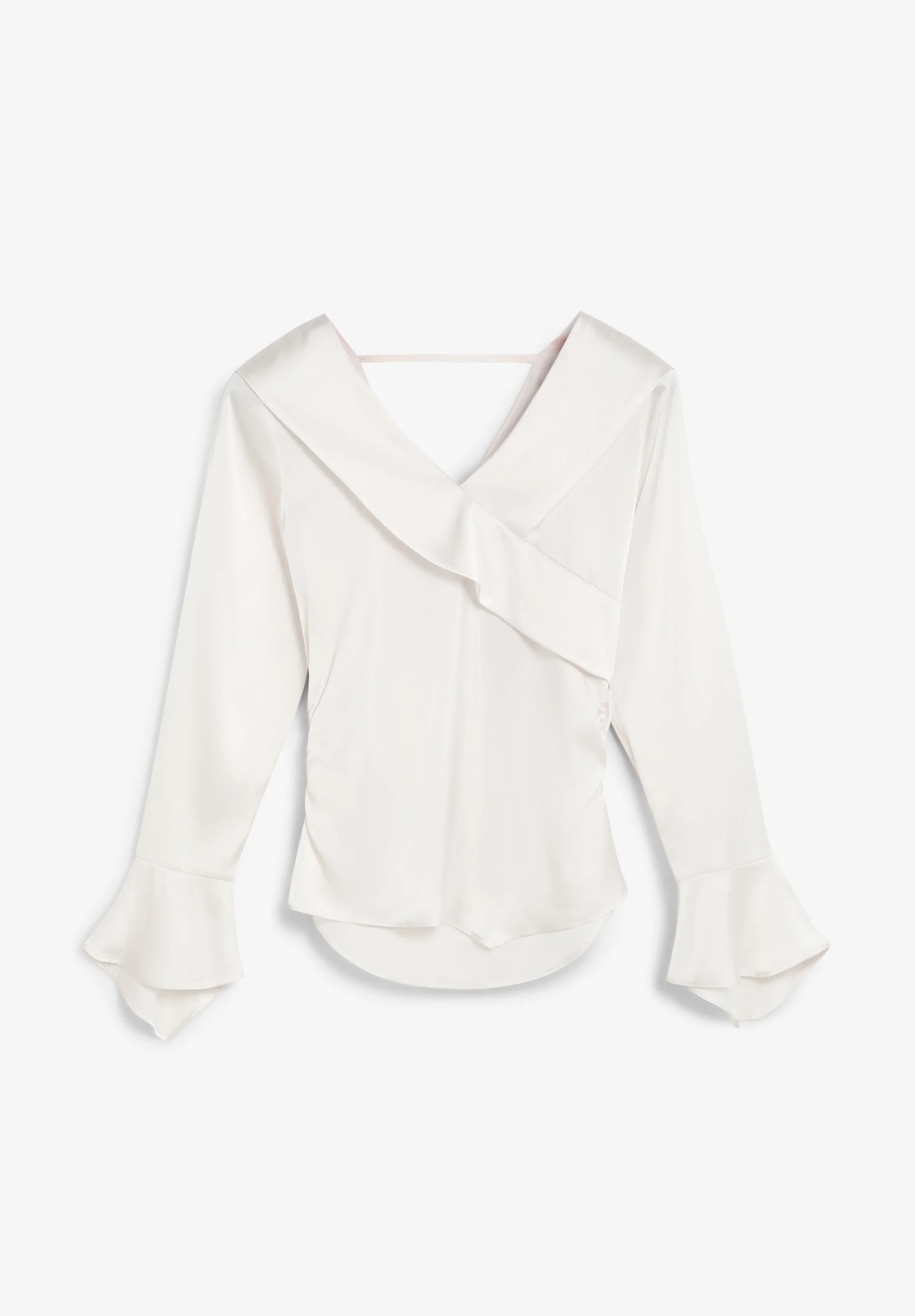 CAMISA SATINADA ASIMÉTRICA - Image 7