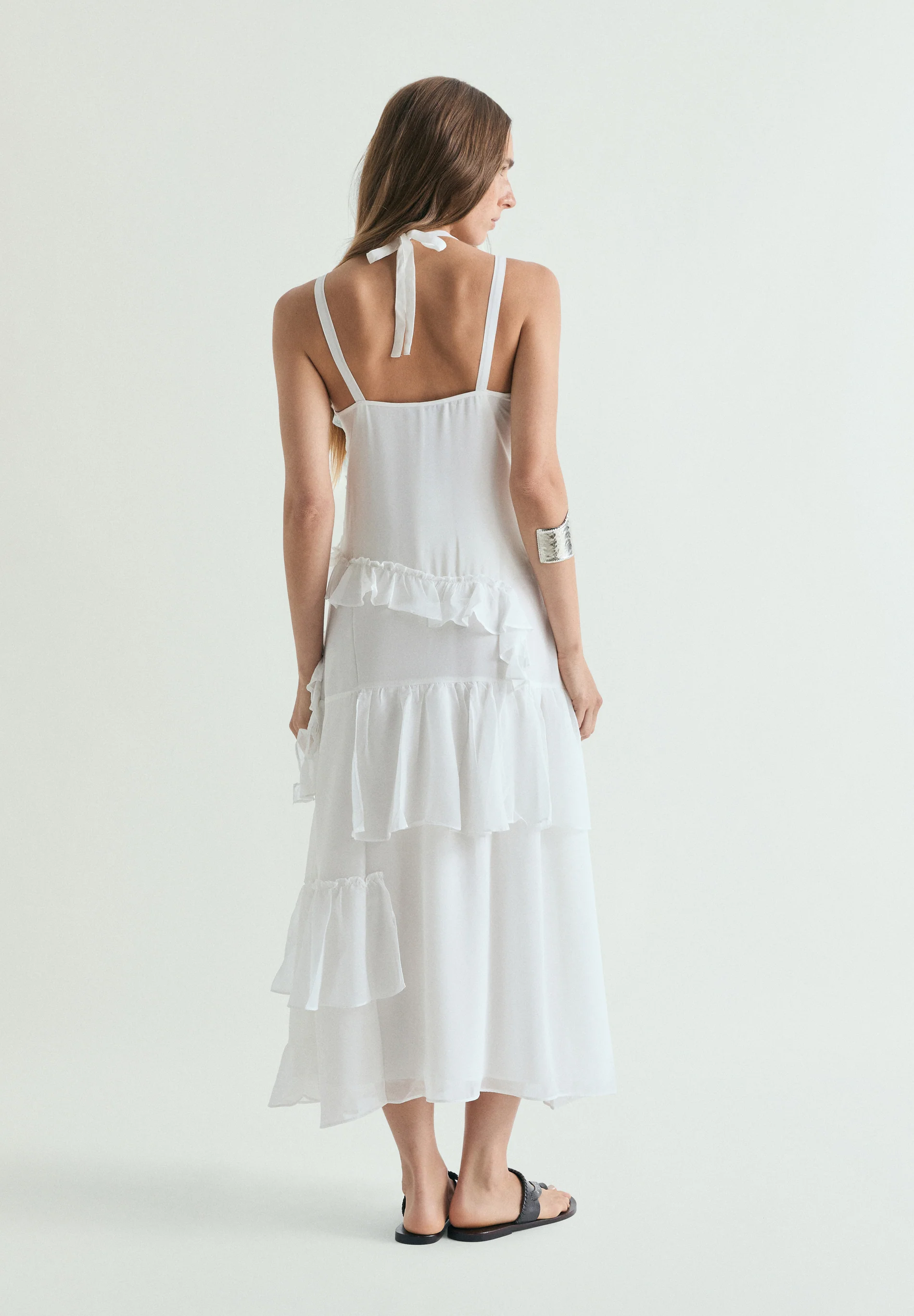 VESTIDO ENCAJE VOLANTES - Image 3
