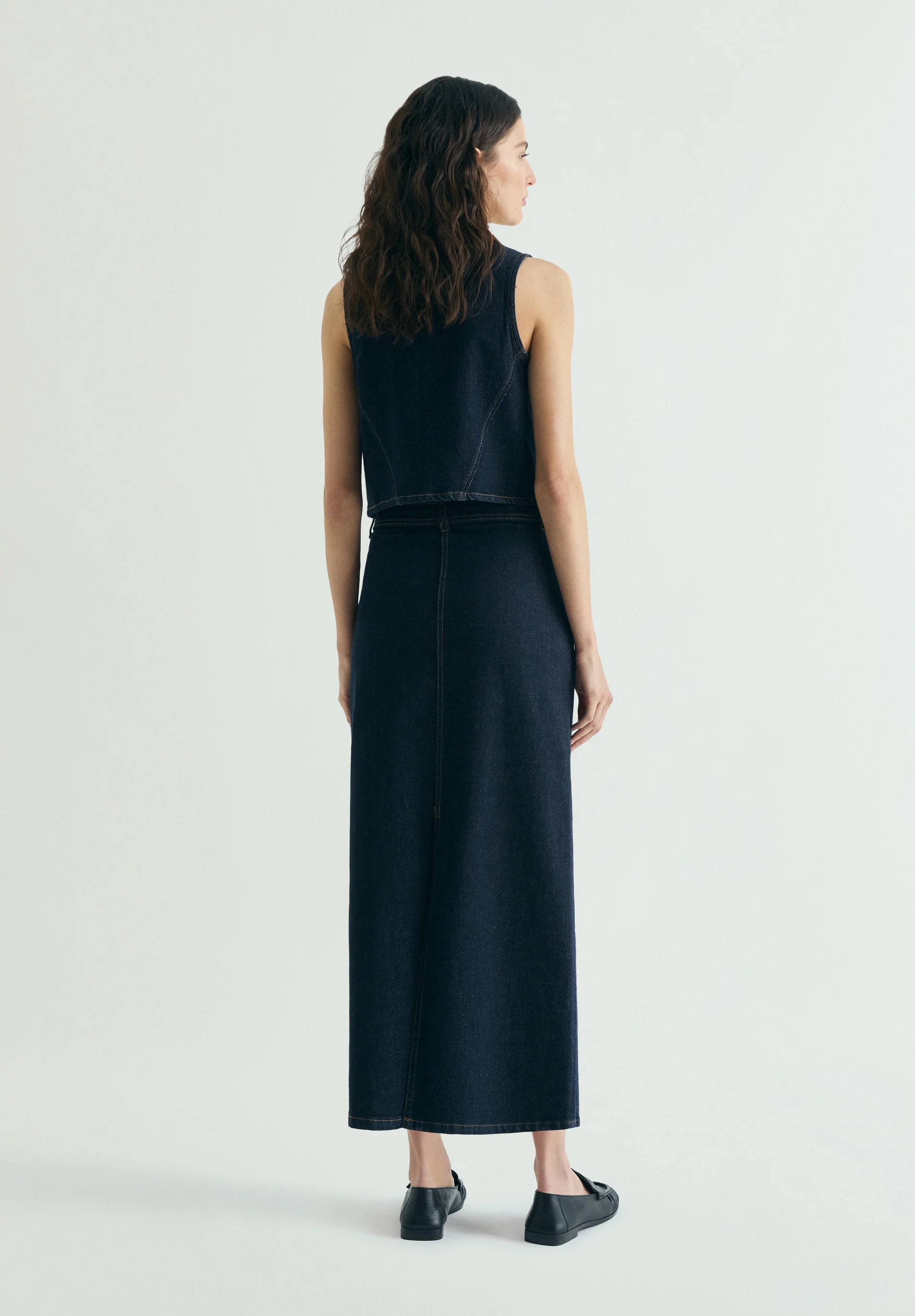 FALDA DENIM MIDI - Image 5